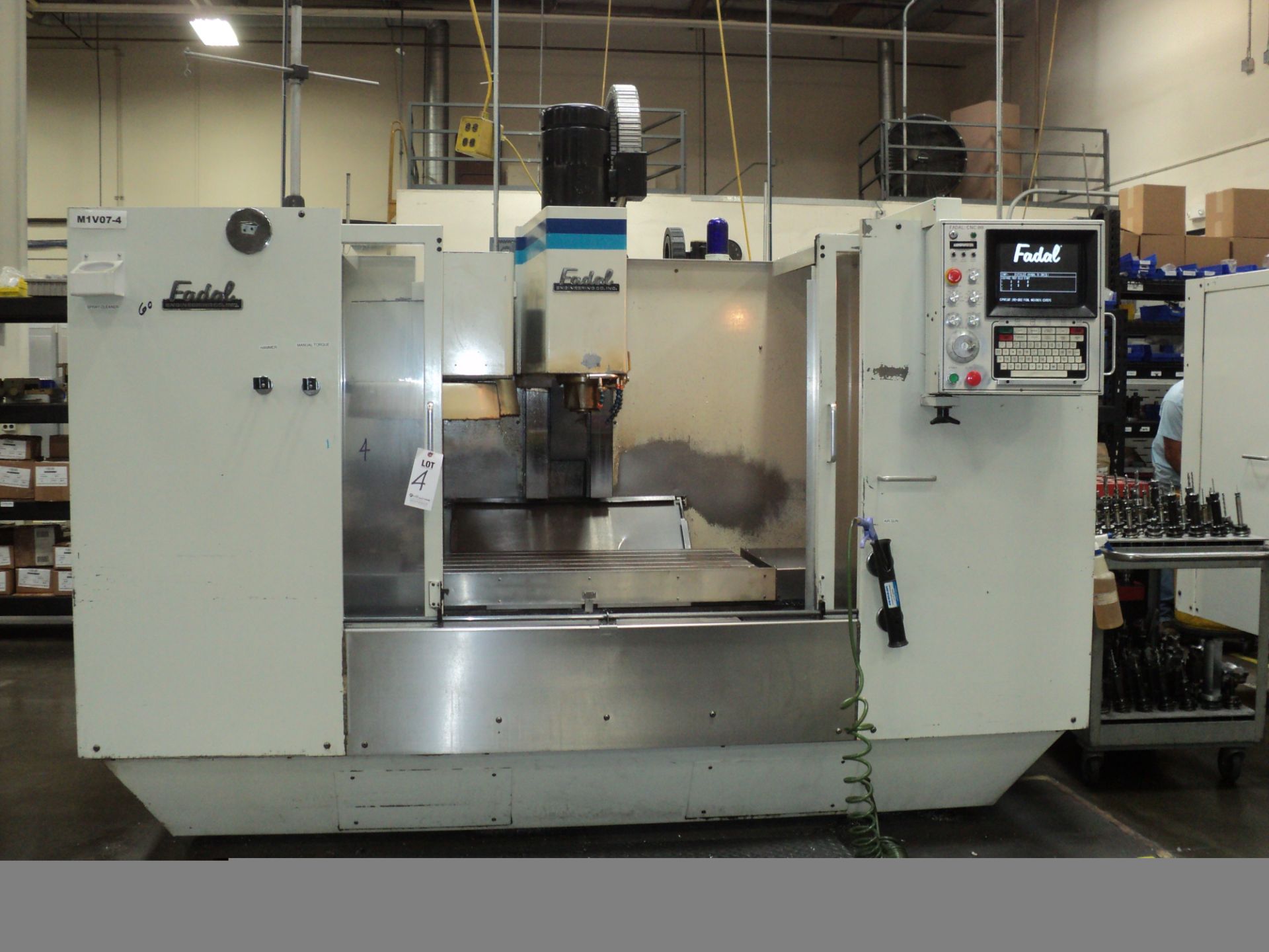 FADAL CNC VERTICAL MACHINING CENTER, VMC 4020, MDL 906-1, 3 AXIS,