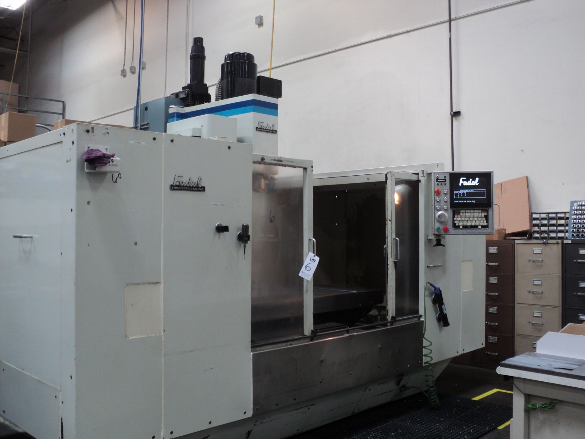 FADAL CNC VERTICAL MACHINING CENTER, VMC 6030 MODEL 907-1, 3 AXIS, 60"X30"X30"