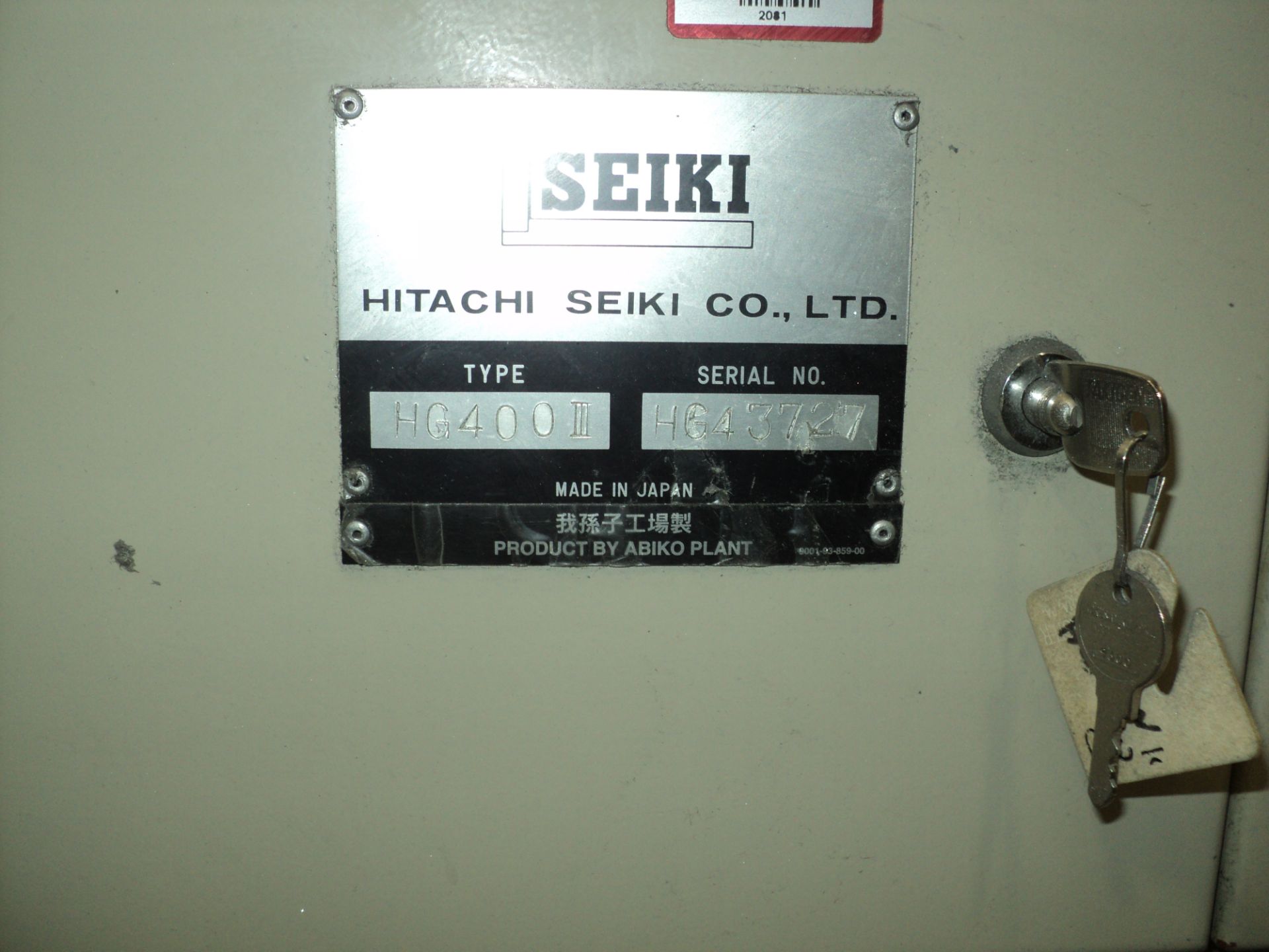 HITACHI SEIKI CNC HORIZONTAL MACHINING CENTER MDL, HG 400-III, HIGH GRADE EXPANDABLE MACHINING CELL - Image 14 of 17