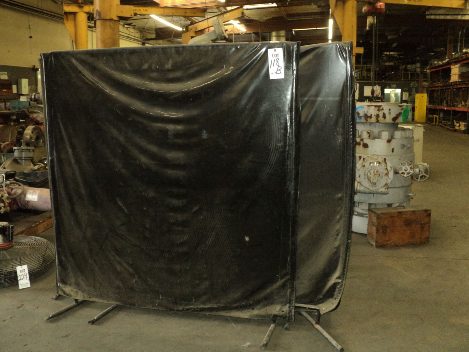 LOT OF 5 WELDING CURTAIN