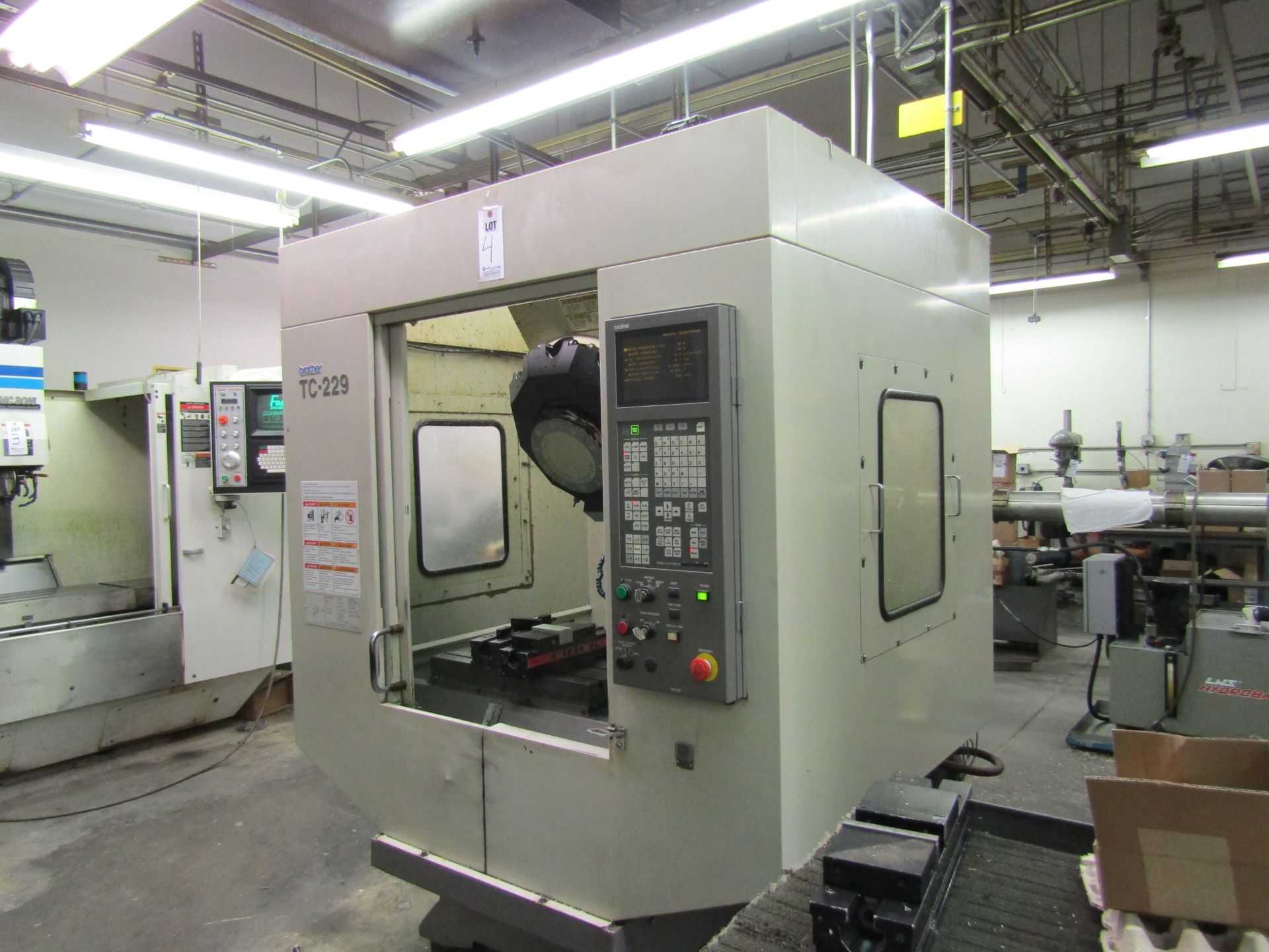 1996 BROTHER TC229 DRILL & TAPPING CNC CENTER, 10 TOOL ATC, TABLE SIZE 10"x24", BROTHER CNC CONTROL, - Image 2 of 6