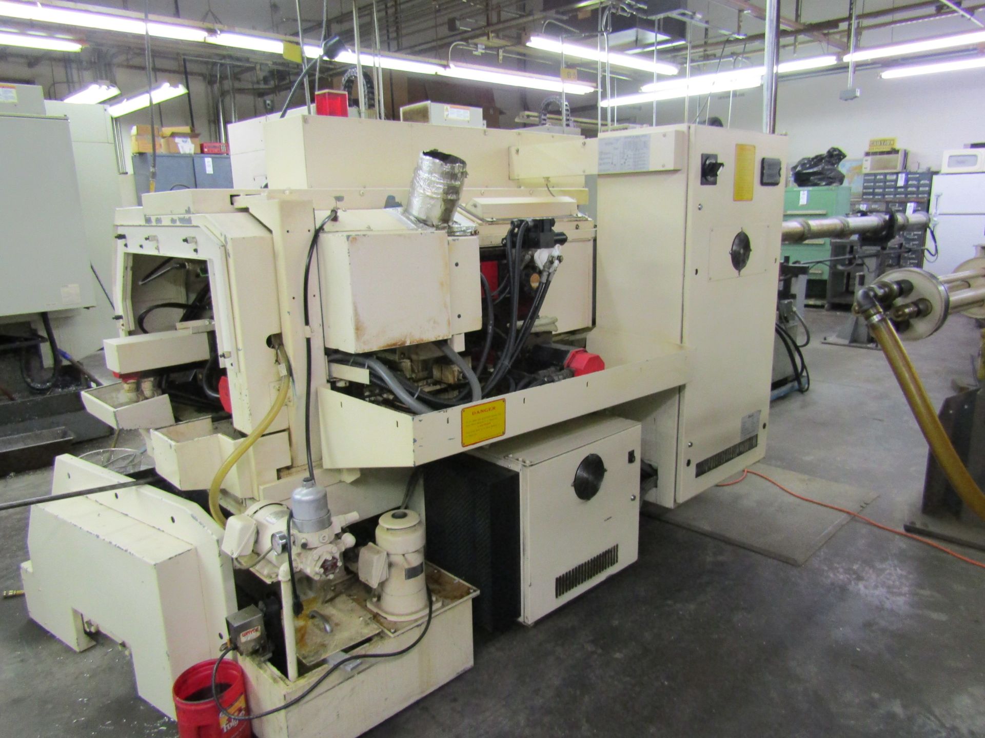 MIYANO BNC-34S CNC TURNING CENTER, SUB SPINDLE 4" CHUCK, 10 TOOL ATC, WITH TOOLING, FANUC SERIES - Image 3 of 9