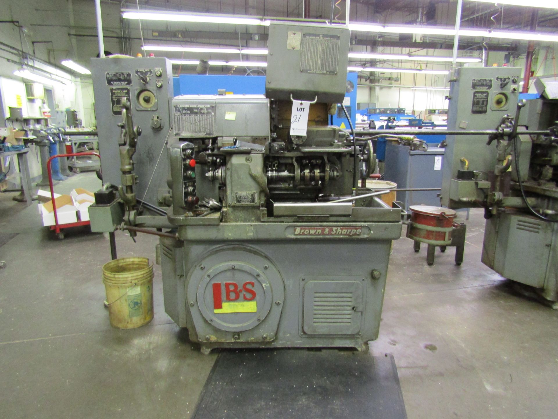 1/2" BROWN & SHARPE AUTO SCREW MACHINE #00 SPINDLE SPEED 76-7200 RPM, S/N: 542-00-6483