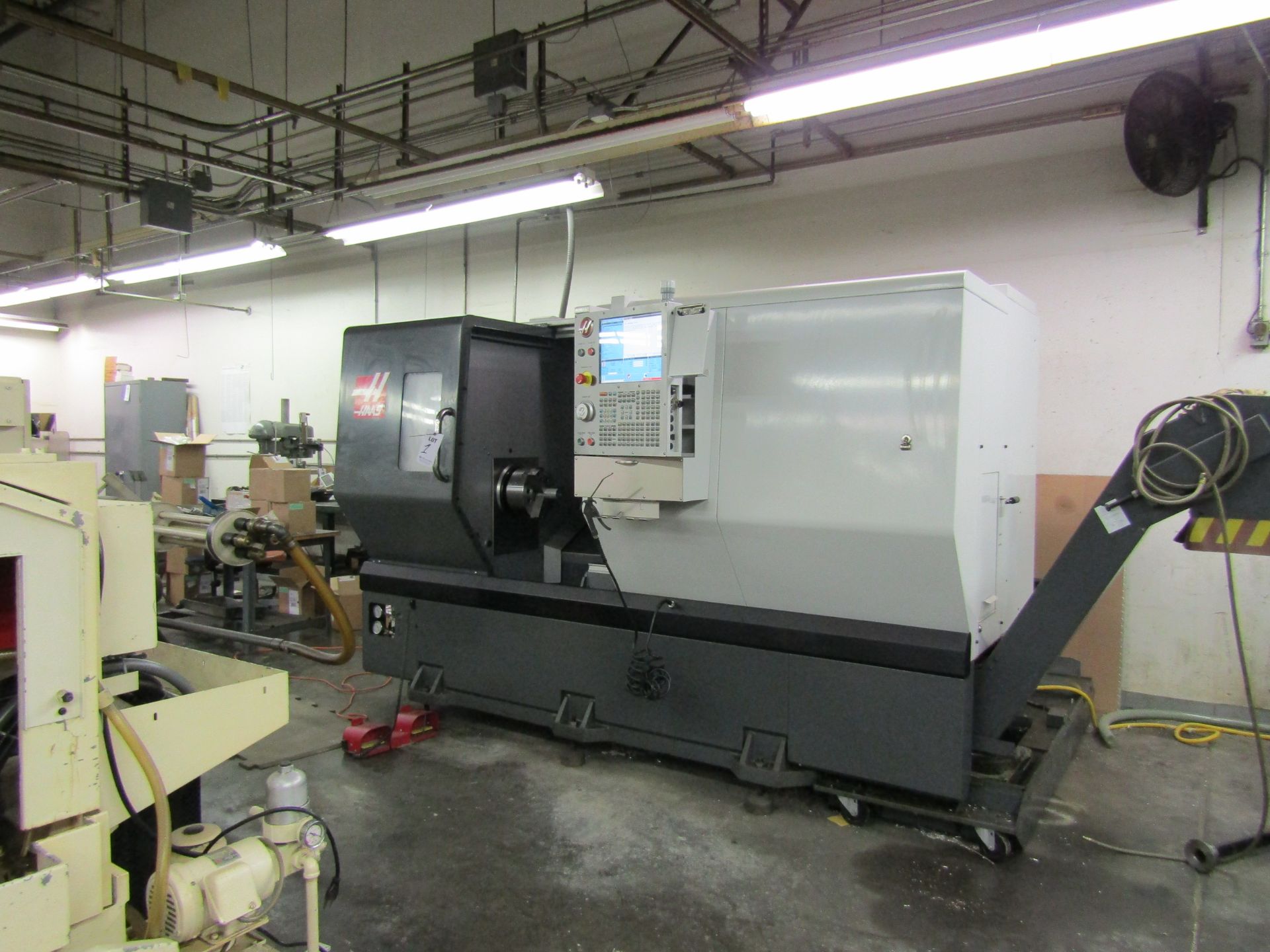 2012 HAAS ST-30 CNC TURNING MACHINE CENTER, 10" KITAGAWA 3 JAWS POWER CHUCK, 12 TOOL ATC WITH TOOL