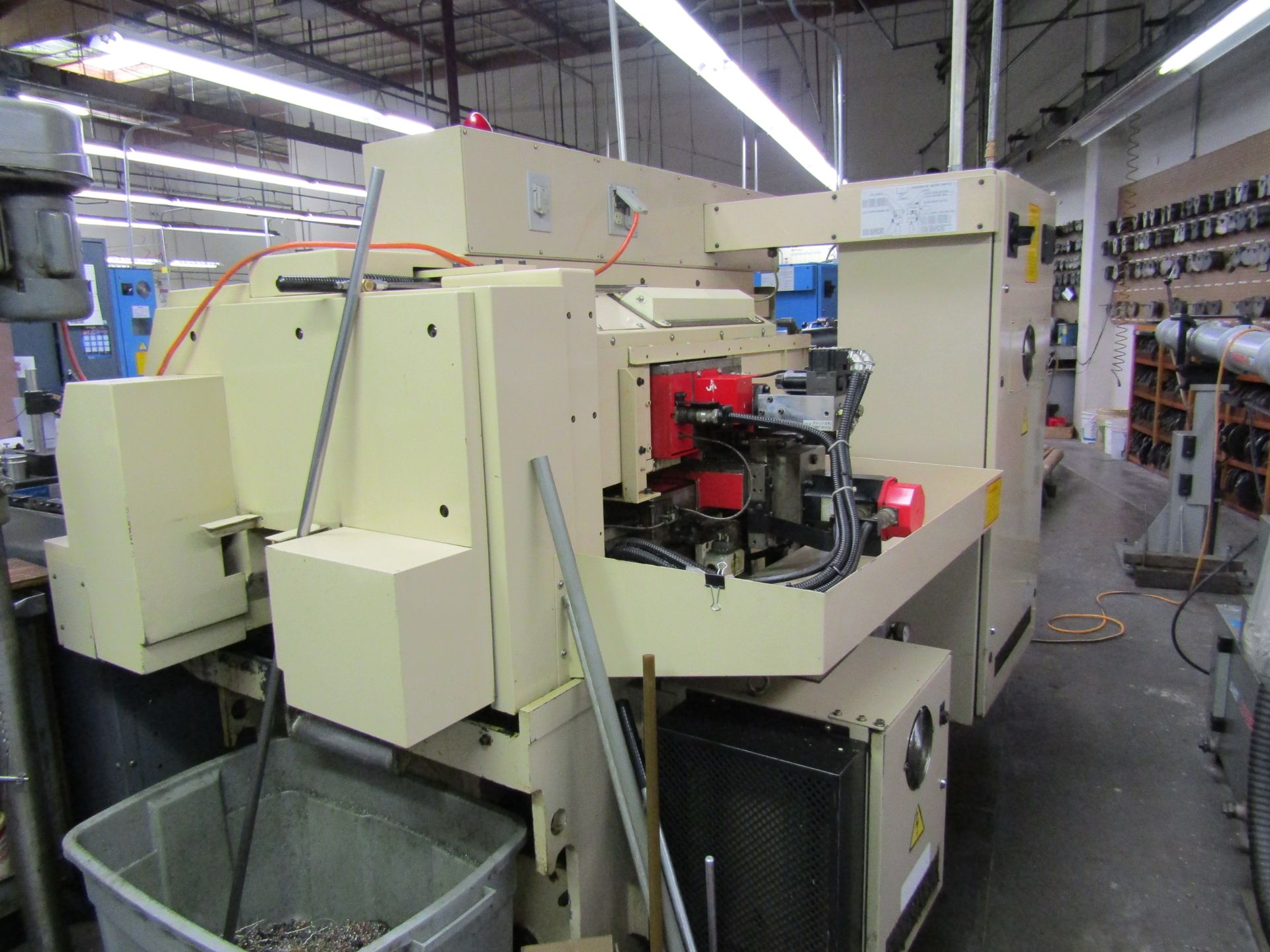 MIYANO BNC 34T CNC TURNING CENTER, 12 TOOL ATC, SUB TURRET STATION, FANUC GE PANEL CONTROL, 5000 - Image 4 of 7