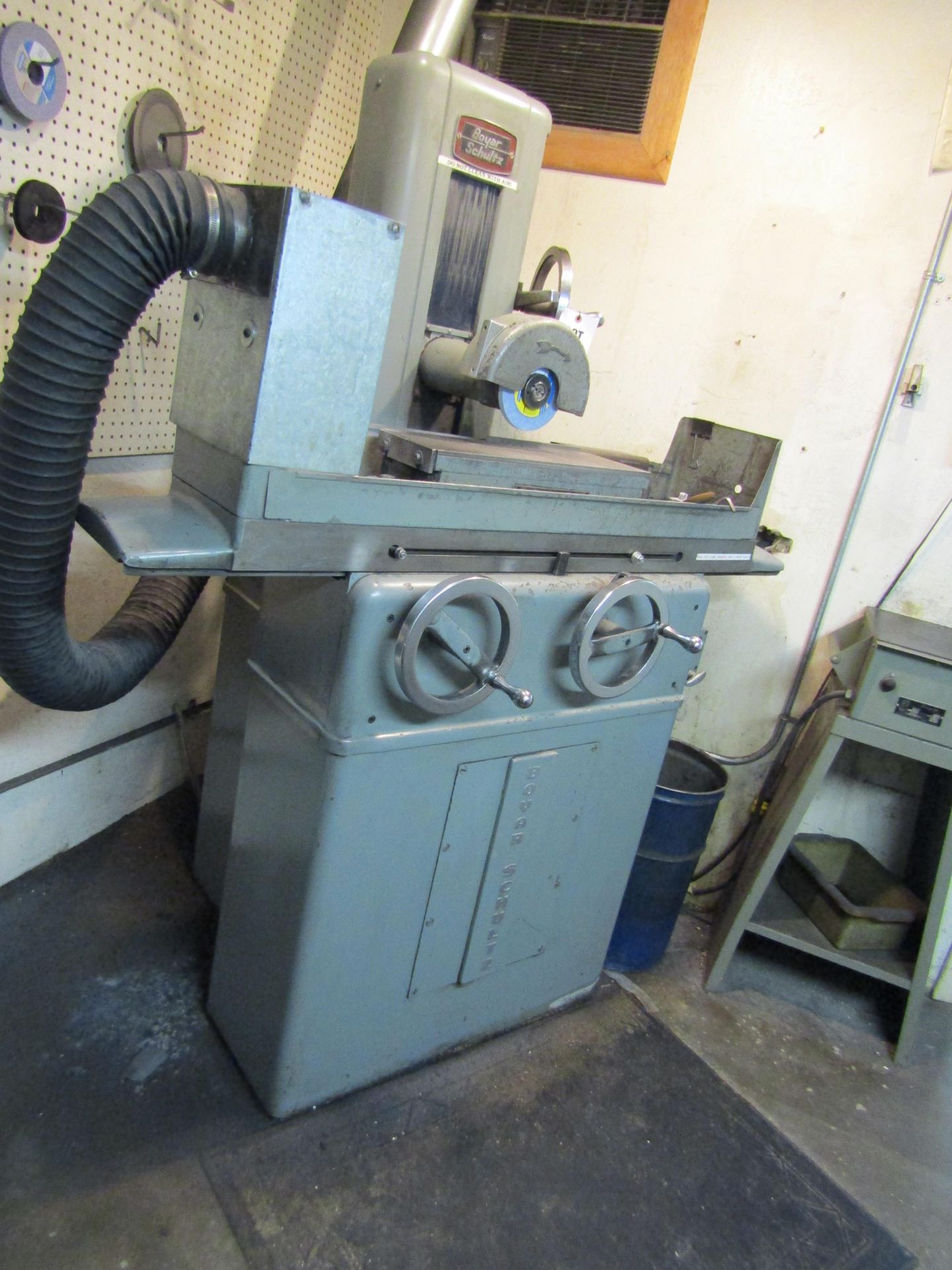 BOYAR & SCHULTZ MANUAL SURFACE GRINDER, 6"x18" WITH VACUUM UNIT (LATE PICKUP, APPROX JAN 15, 2019) - Image 3 of 3