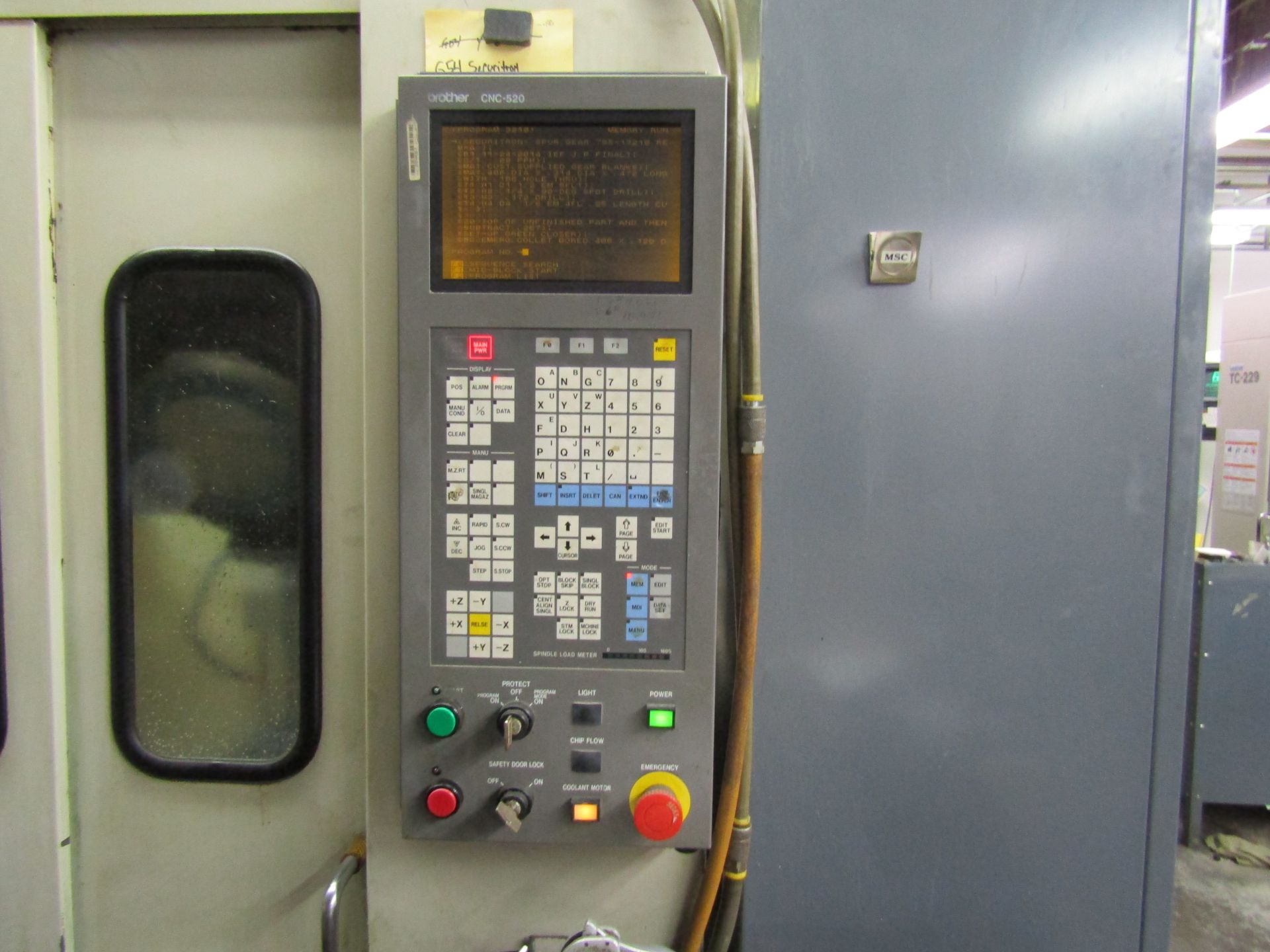 BROTHER TC217 DRILL & TAPPING CNC CENTER, 10 TOOL ATC, TABLE SIZE 9"x20", BROTHER CNC CONTROL, - Image 2 of 5