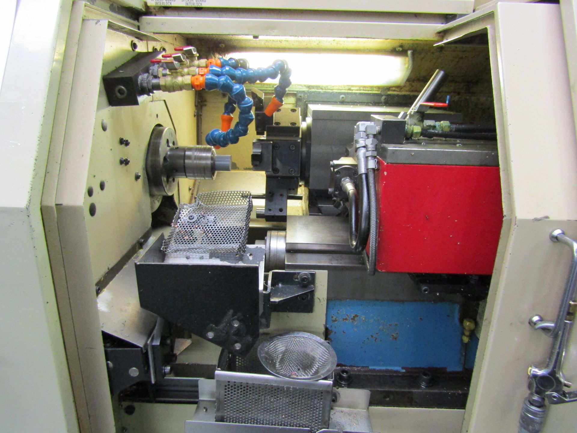 MIYANO BNC 34T CNC TURNING CENTER, 12 TOOL ATC, SUB TURRET STATION, FANUC GE PANEL CONTROL, 5000 - Image 2 of 7