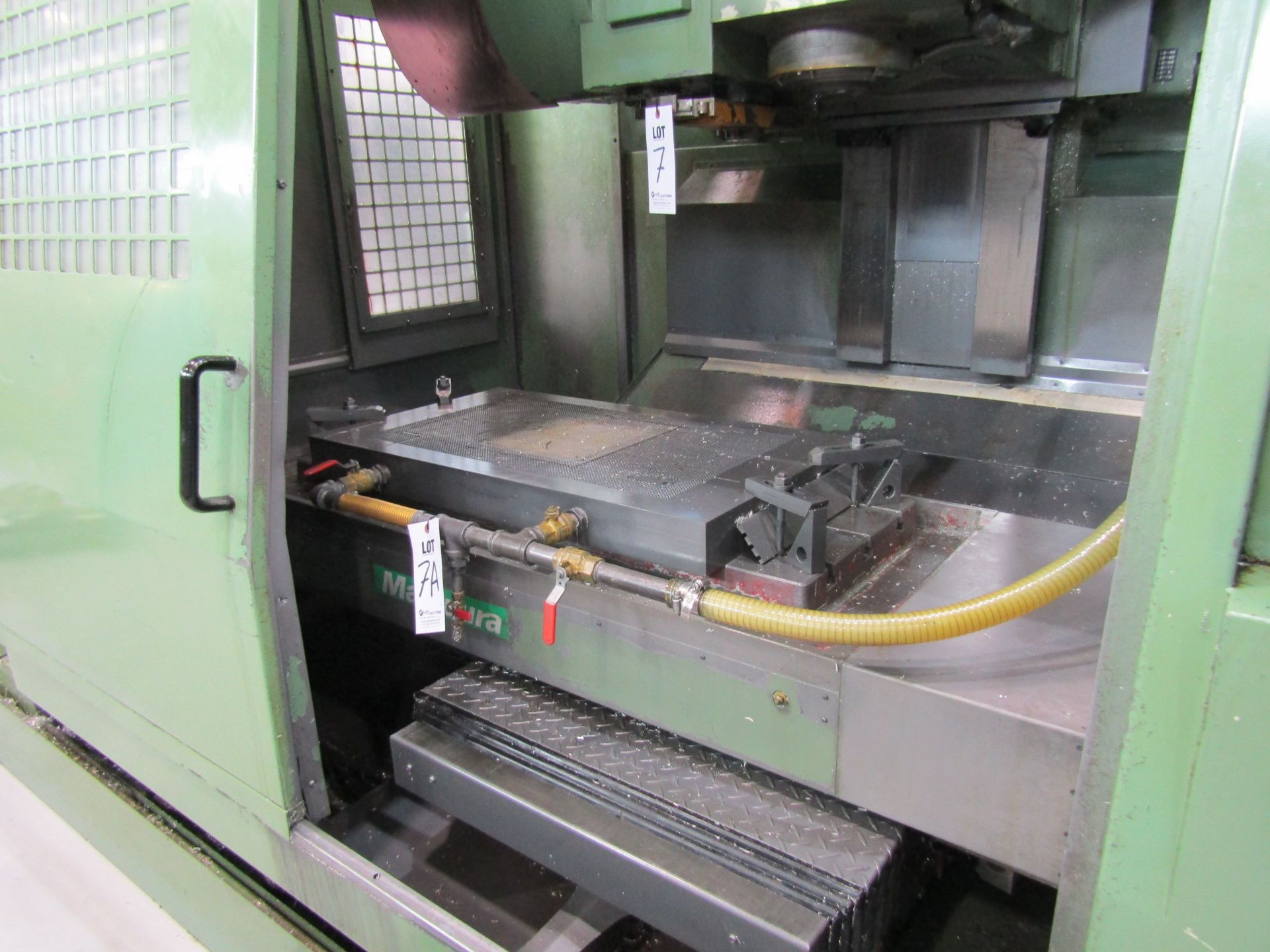 1992 MATSUURA MC800-VF CNC VERTICAL MACHINING CENTER, 15,000RPM, 30 ATC, CHIP CONVEYOR, YASNAC 180 - Image 5 of 8