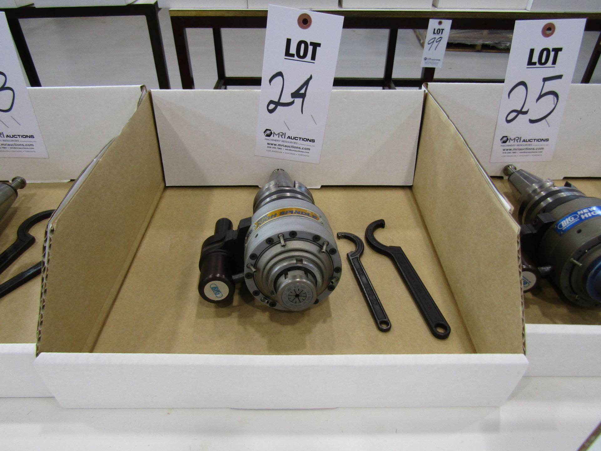 HIGH SPEED SPINDLE HEAD COLLET CHUCK BT40, 5X RPM