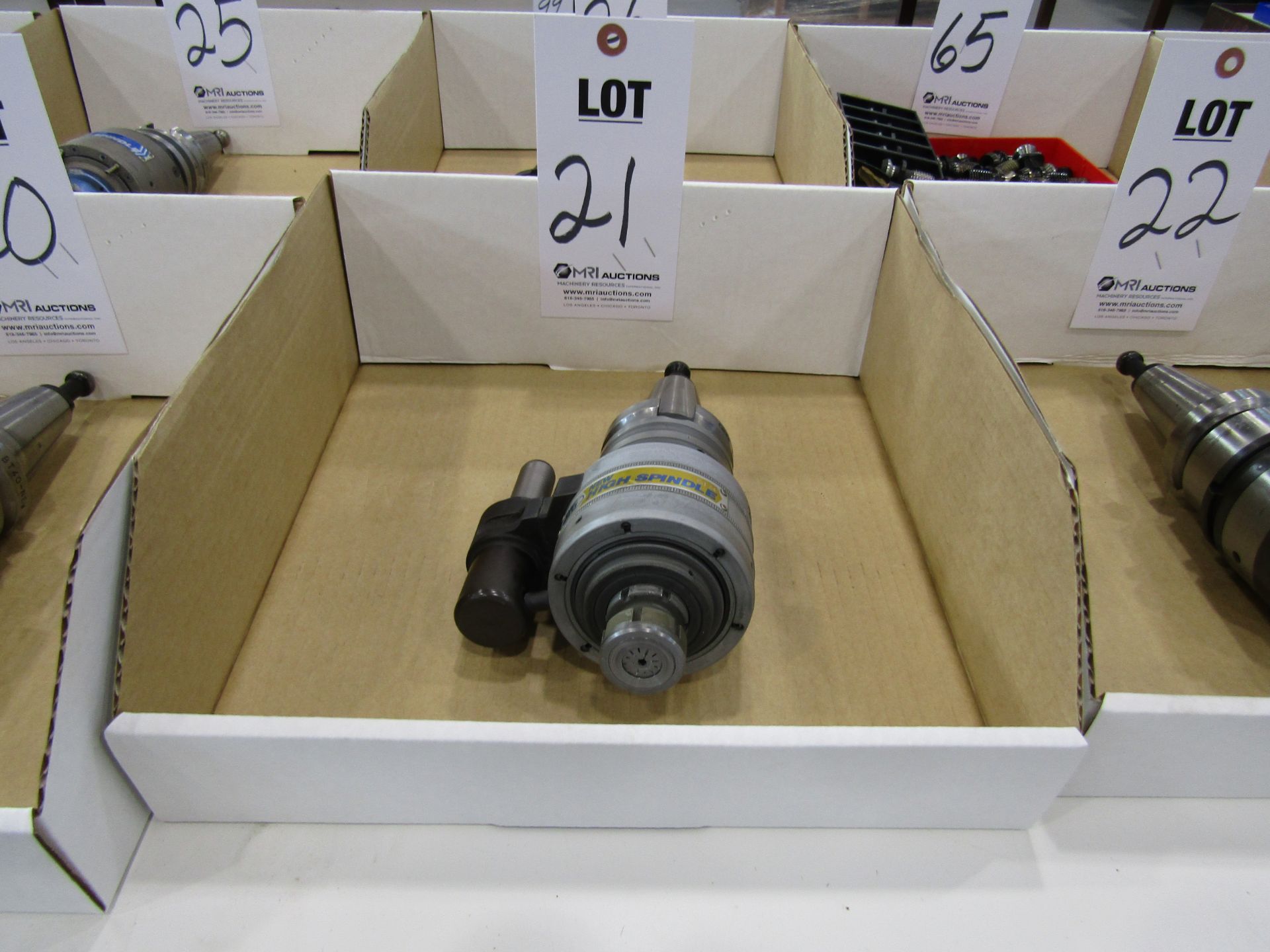 HIGH SPEED SPINDLE HEAD COLLET CHUCK BT40, 5X RPM