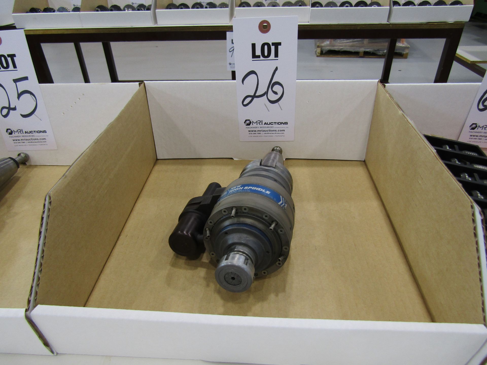 HIGH SPEED SPINDLE HEAD COLLET CHUCK BT40, 5X RPM