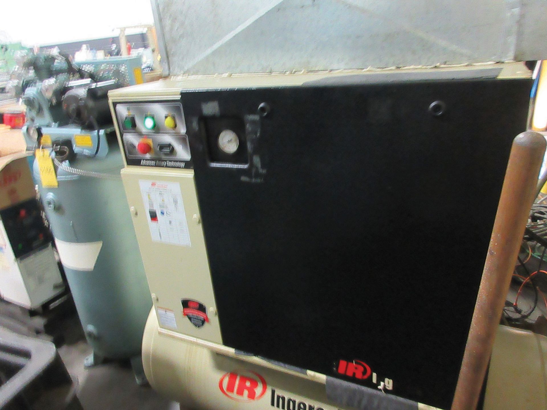 2004 INGERSOLL RAND 15-HP ROTARY SCREW AIR COMPRESSOR; MODEL UP6-15C-150, 150-PSIG, 5,700 RPM, 25,