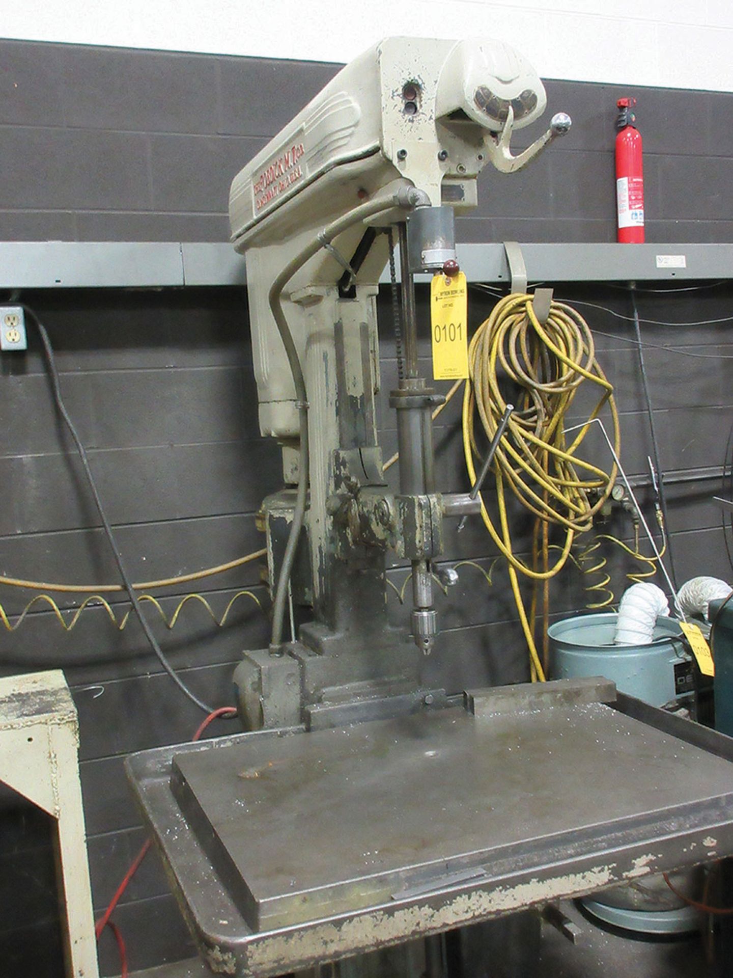 FOSDICK GEARED HEAD DRILL PRESS; 25'' X 34'' TABLE