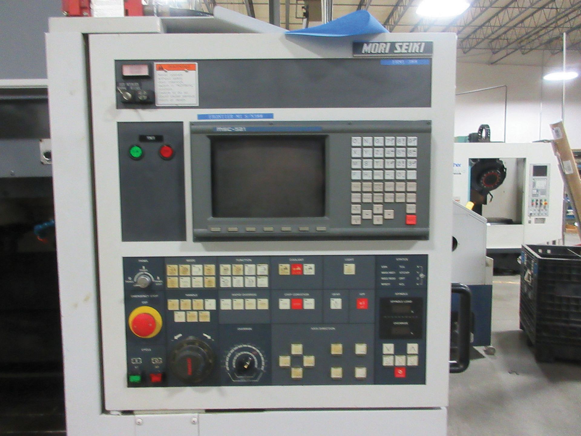 MORI SEIKI FRONTIER MI VERTICAL MILL; FANUC MSC-521 CONTROL, 20-POSITION TOLL CHANGER, 17 3/4'' X 35 - Image 2 of 5