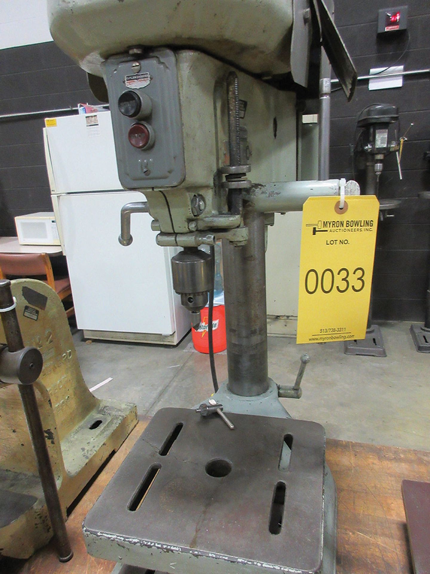 ROCKWELL BENCH TOP DRILL PRESS; MODEL 14-000, S/N 1301596