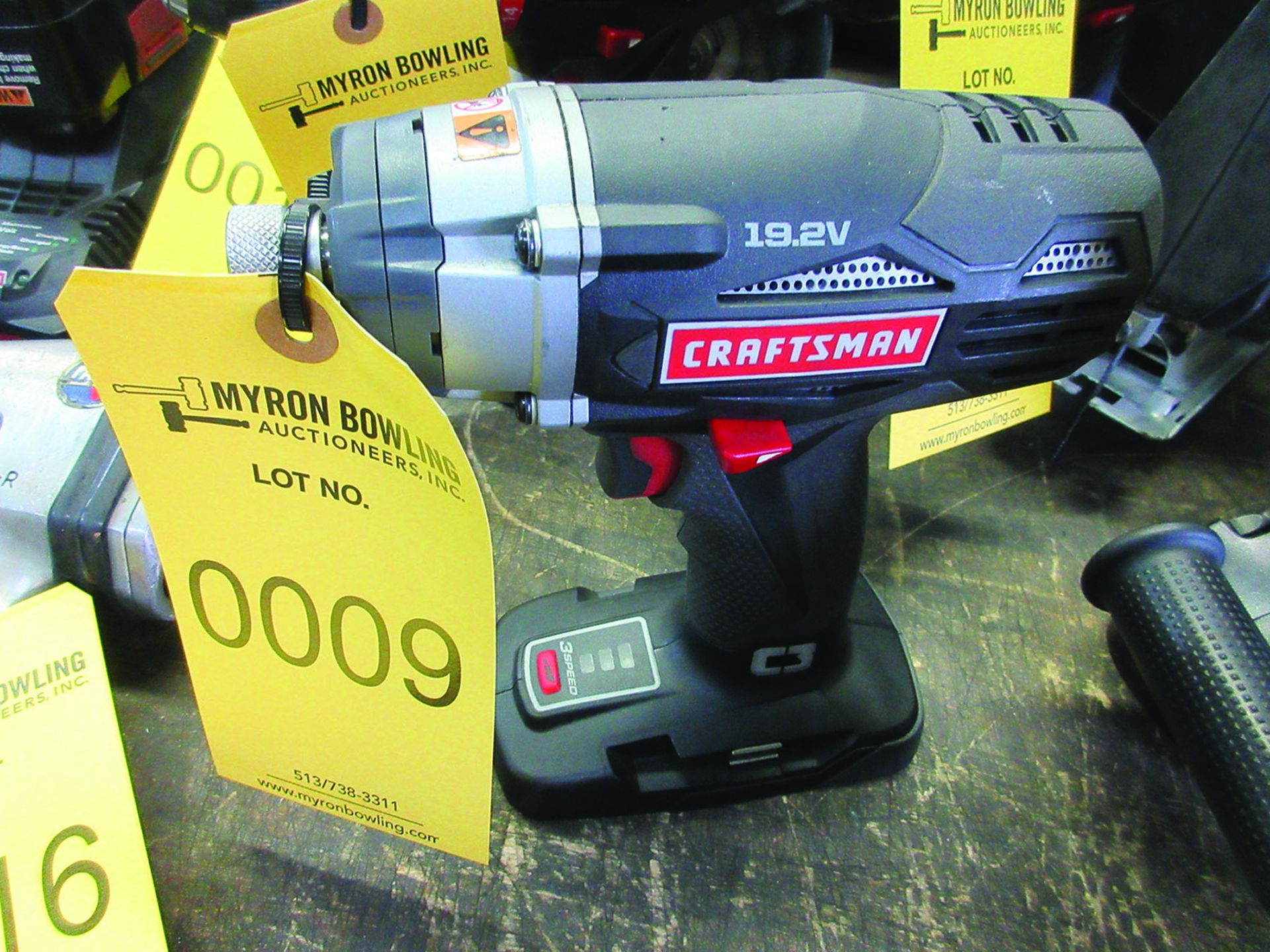 CRAFTSMAN 19.2 VOLT 1/4'' IMPACT DRIVER; VSR, S/N CS1432