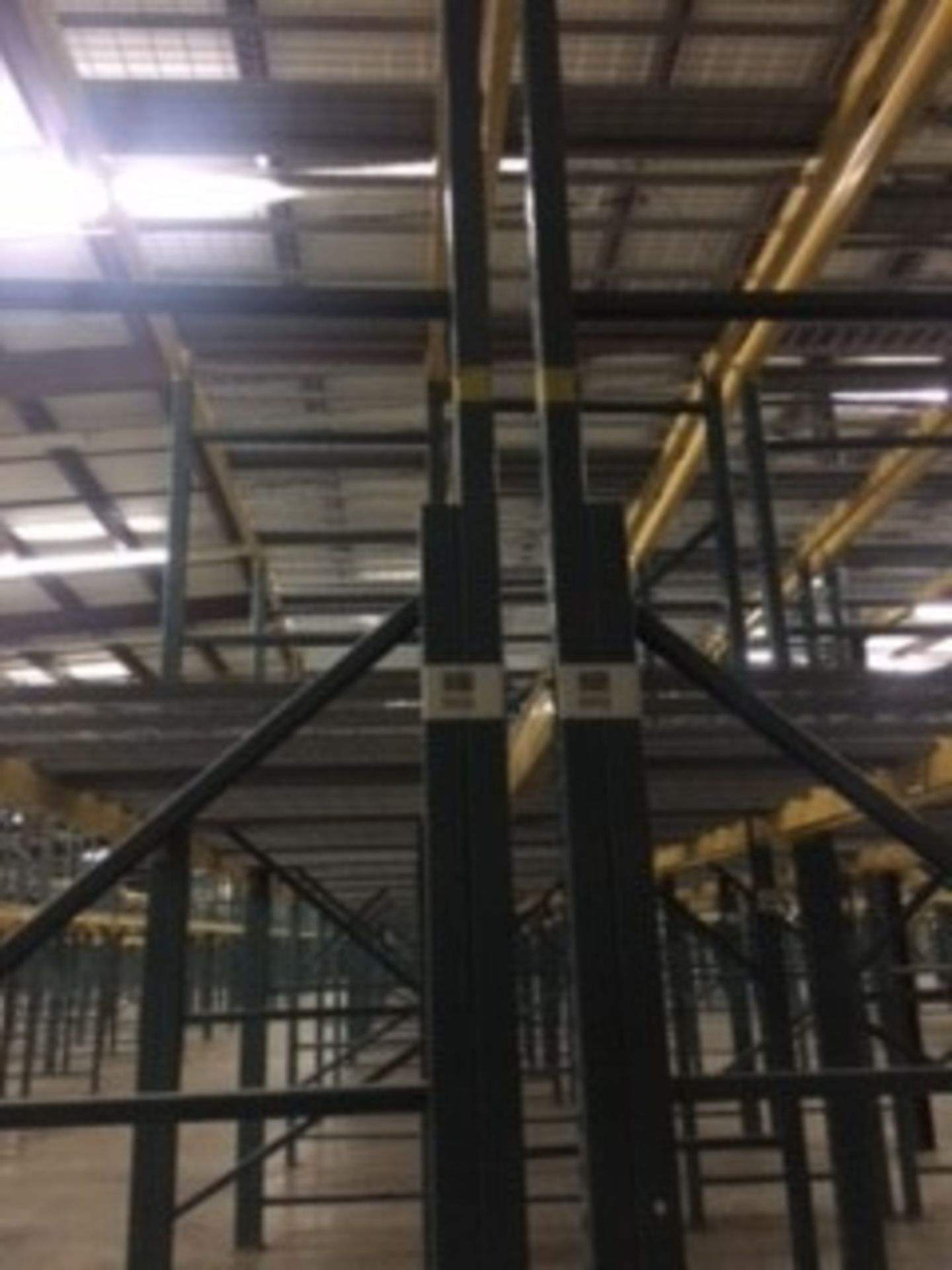 (50) SECTIONS OF UNARCO PALLET RACKING; CONSISTING OF (52) 168'' TALL X 48'' DEEP UPRIGHTS WITH 3" - Image 9 of 9