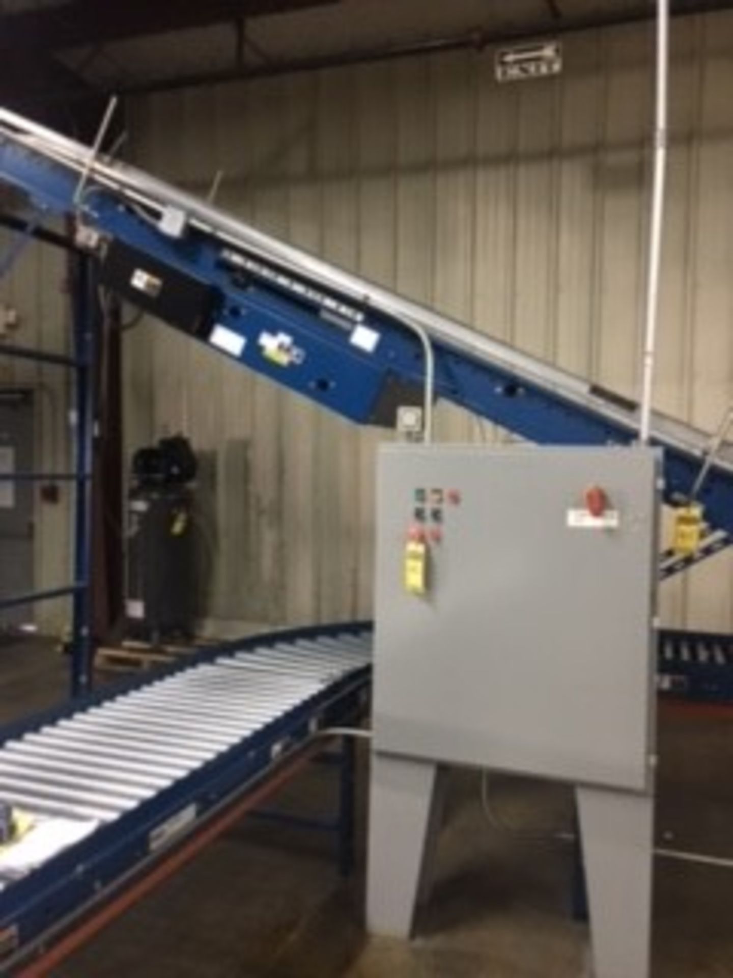 390’ (+-) TGW ERMANCO POWERED CONVEYOR SYSTEM, 22”-28” ROLLERS - Image 10 of 12