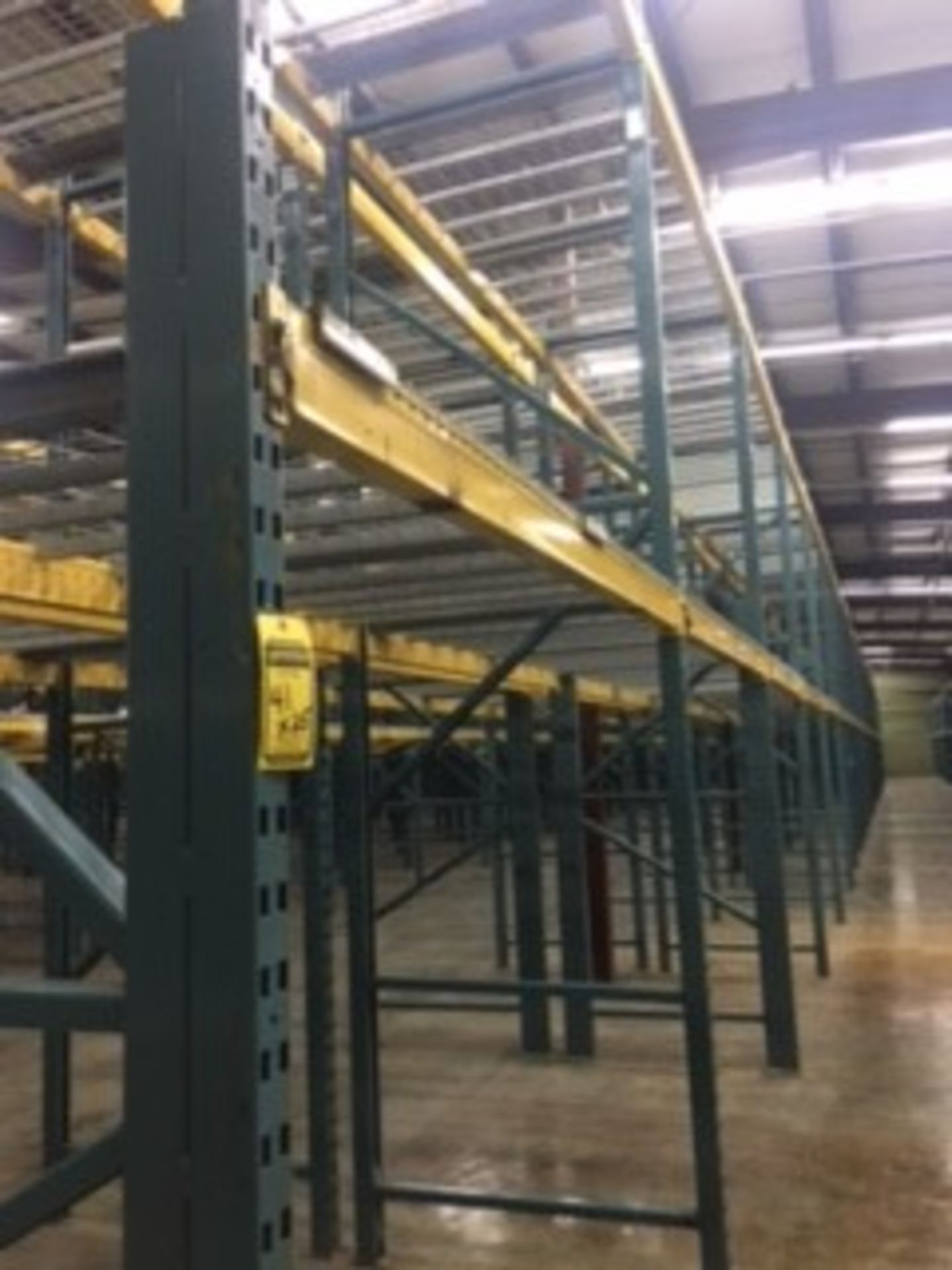 (25) SECTIONS OF UNARCO PALLET RACKING; CONSISTING OF (26) 168'' TALL X 48'' DEEP UPRIGHTS WITH 3" - Image 7 of 9