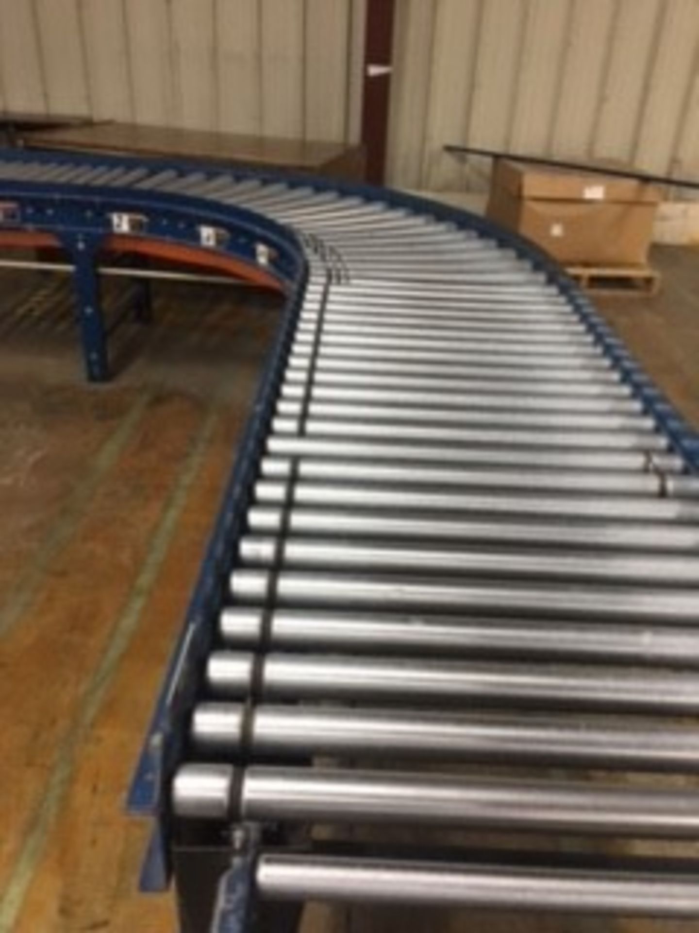 390’ (+-) TGW ERMANCO POWERED CONVEYOR SYSTEM, 22”-28” ROLLERS - Image 4 of 12