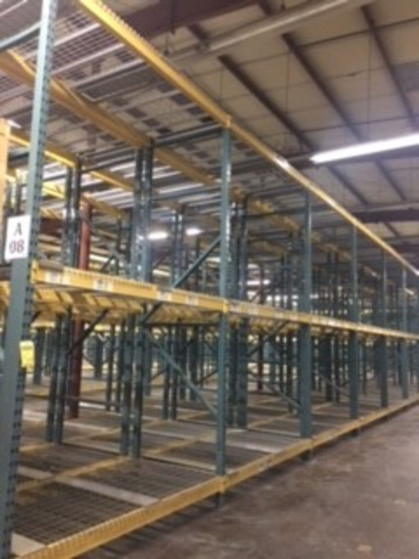 (44) SECTIONS OF UNARCO PALLET RACKING; CONSISTING OF (48) 168'' TALL X 48'' DEEP UPRIGHTS WITH 3" - Image 9 of 12