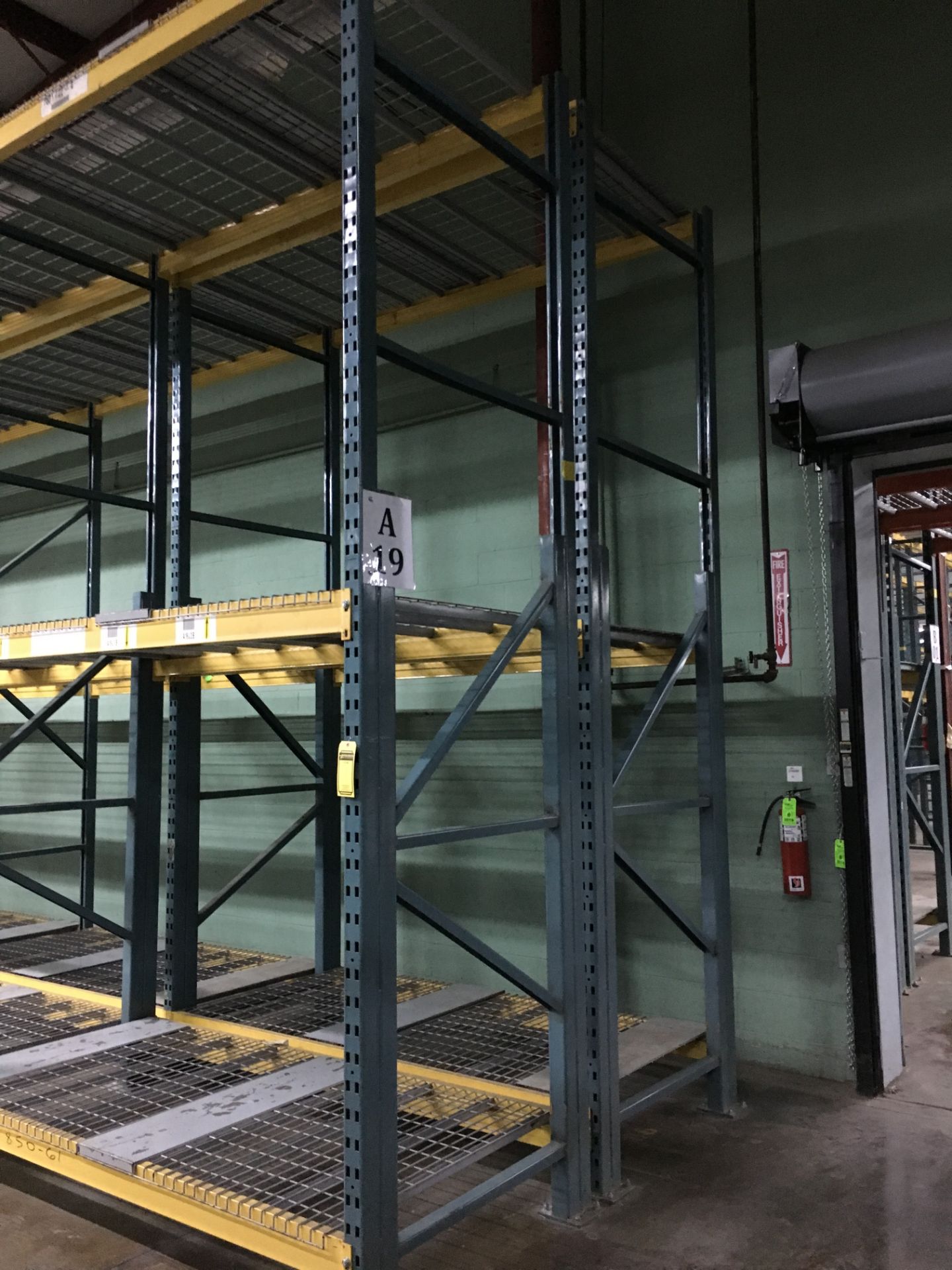 (20) SECTIONS OF UNARCO PALLET RACKING; CONSISTING OF (22) TOTAL UPRIGHTS: (16) UPRIGHTS ARE 168" - Image 2 of 10