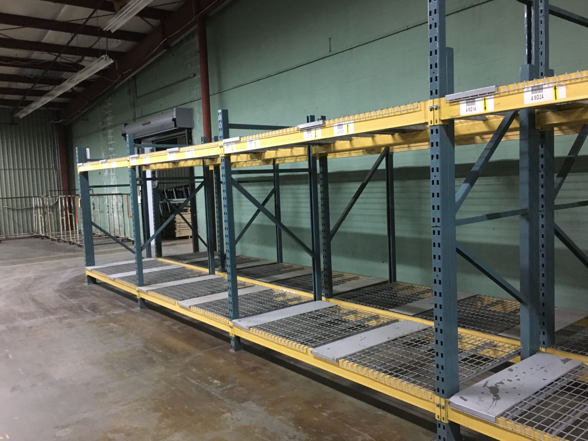 (20) SECTIONS OF UNARCO PALLET RACKING; CONSISTING OF (22) TOTAL UPRIGHTS: (16) UPRIGHTS ARE 168" - Image 6 of 10