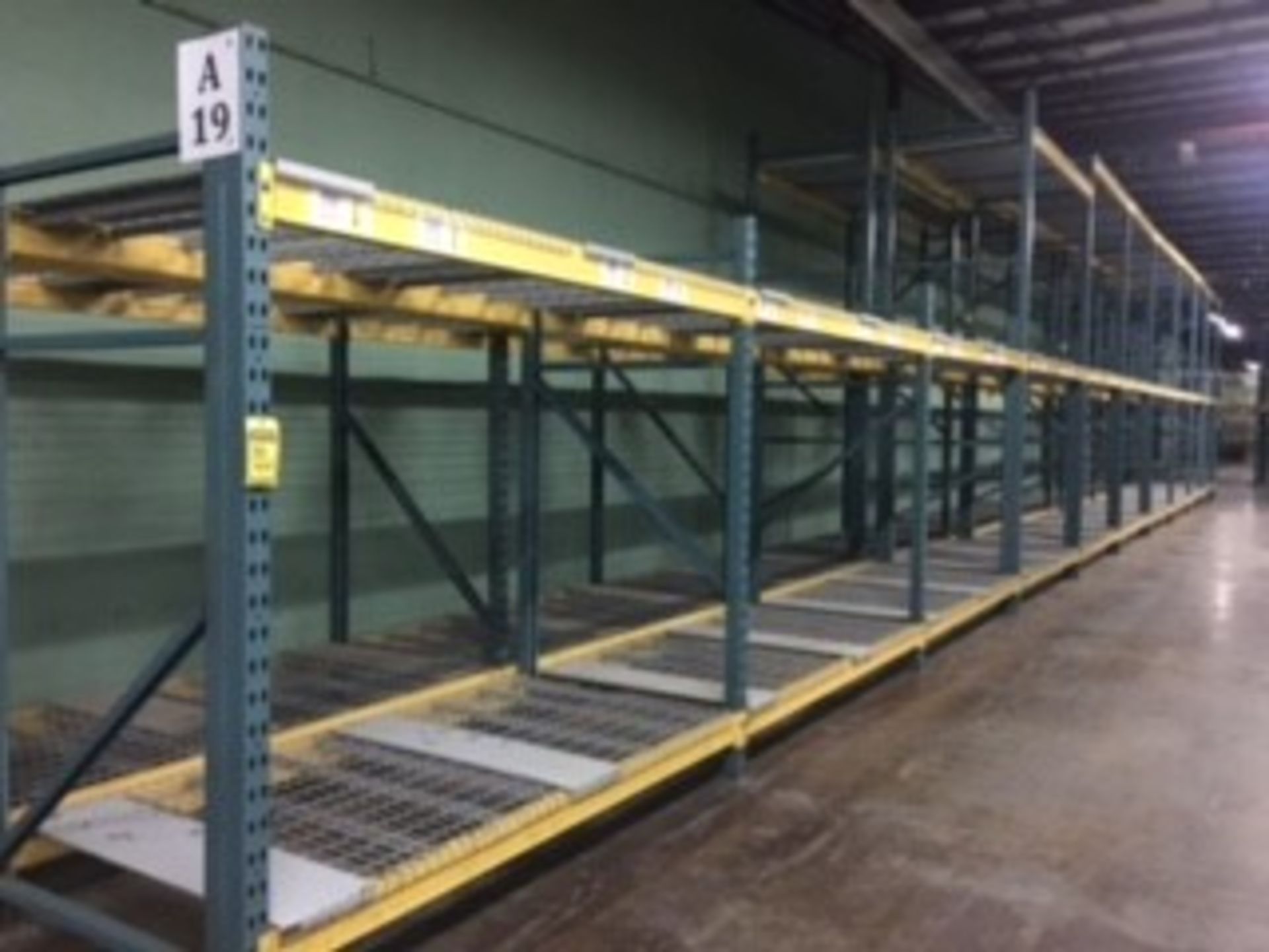 (20) SECTIONS OF UNARCO PALLET RACKING; CONSISTING OF (22) TOTAL UPRIGHTS: (16) UPRIGHTS ARE 168" - Image 8 of 10