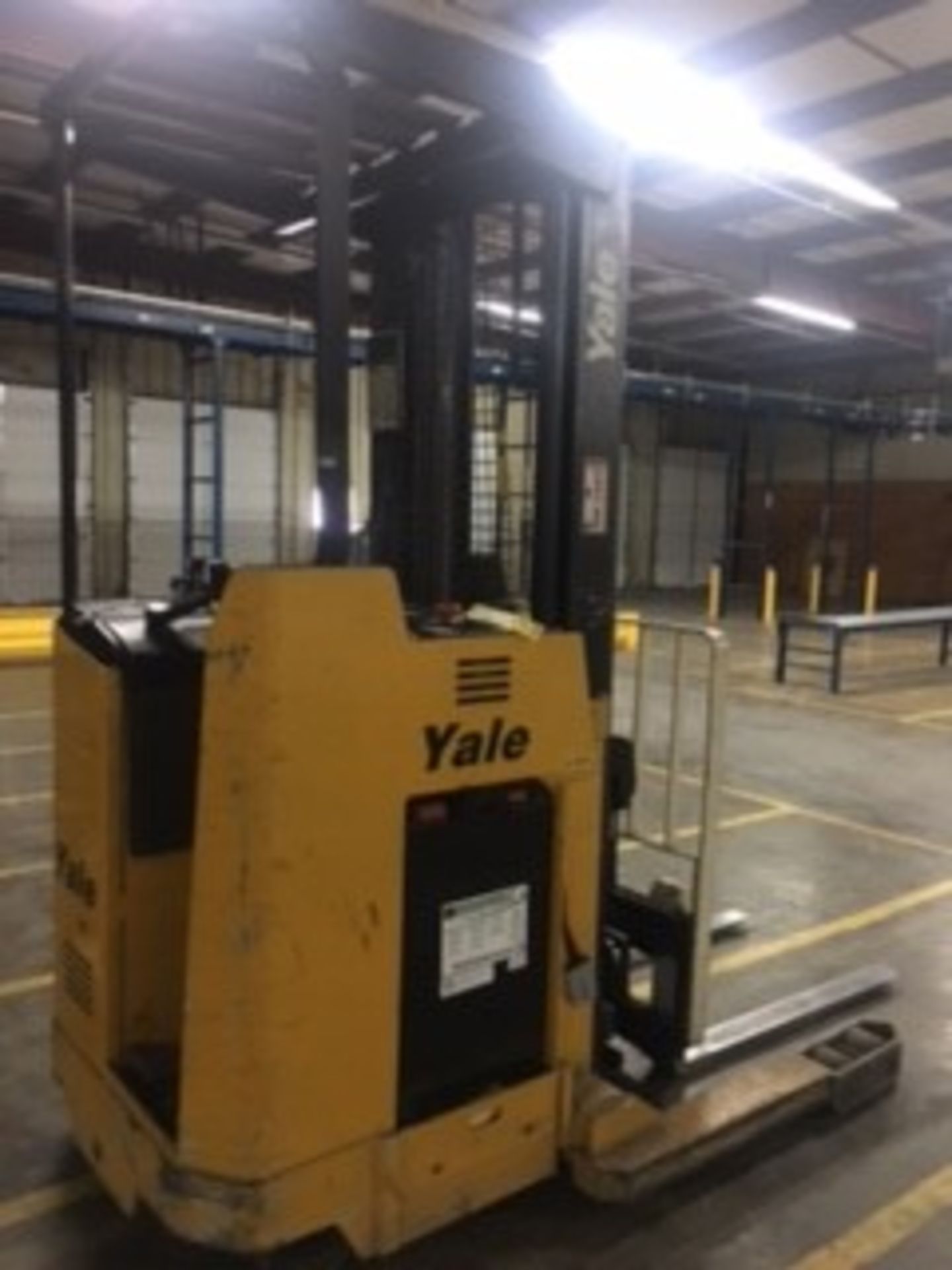 2005 YALE 3,000 LB. CAPACITY NARROW AISLE DEEP REACH TRUCK; MODEL NDR030AENL36TE, S/N C815N05495C, - Image 8 of 10