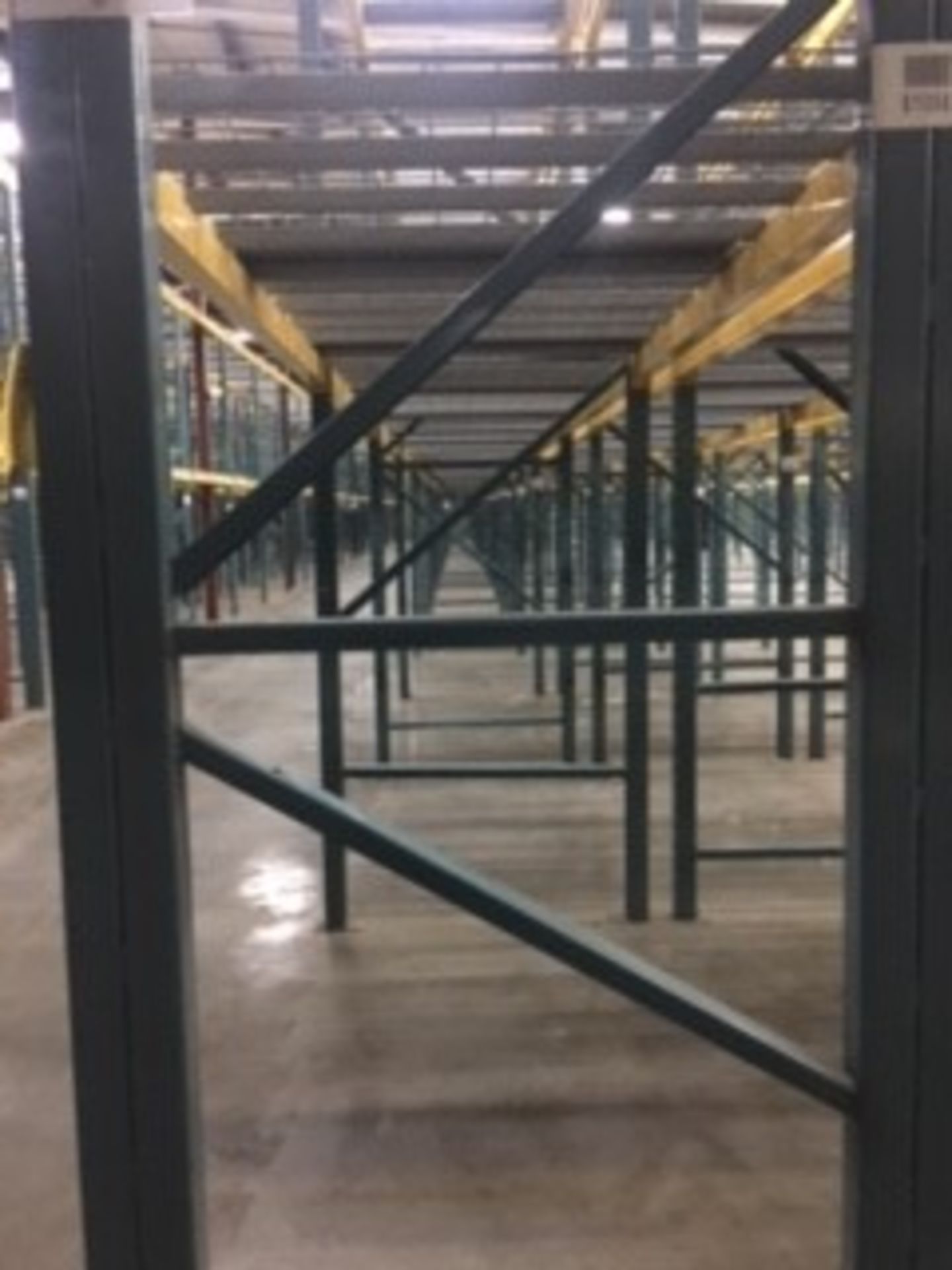 (50) SECTIONS OF UNARCO PALLET RACKING; CONSISTING OF (52) 168'' TALL X 48'' DEEP UPRIGHTS WITH 3" - Image 11 of 11