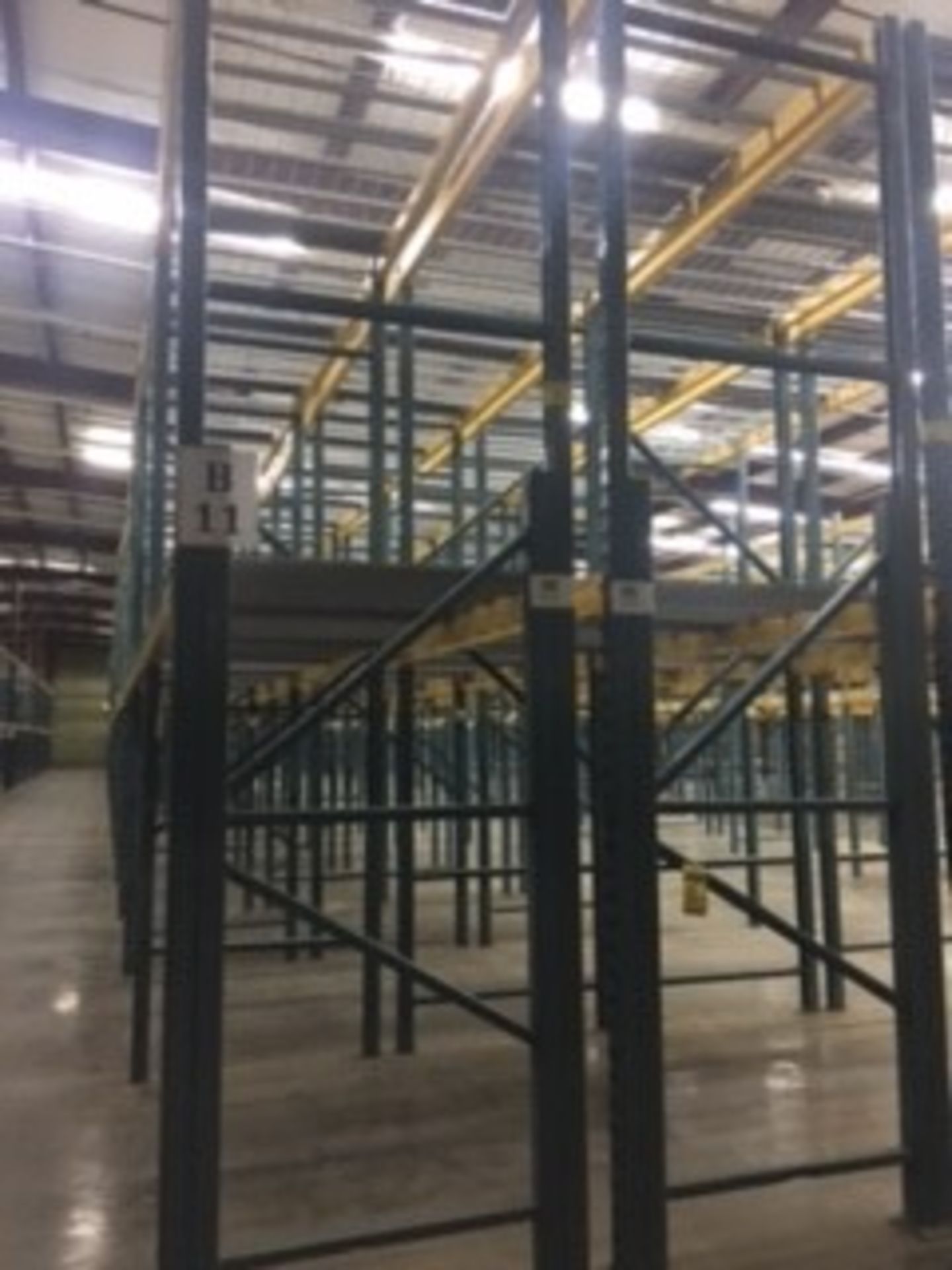 (50) SECTIONS OF UNARCO PALLET RACKING; CONSISTING OF (52) 168'' TALL X 48'' DEEP UPRIGHTS WITH 3" - Image 10 of 11