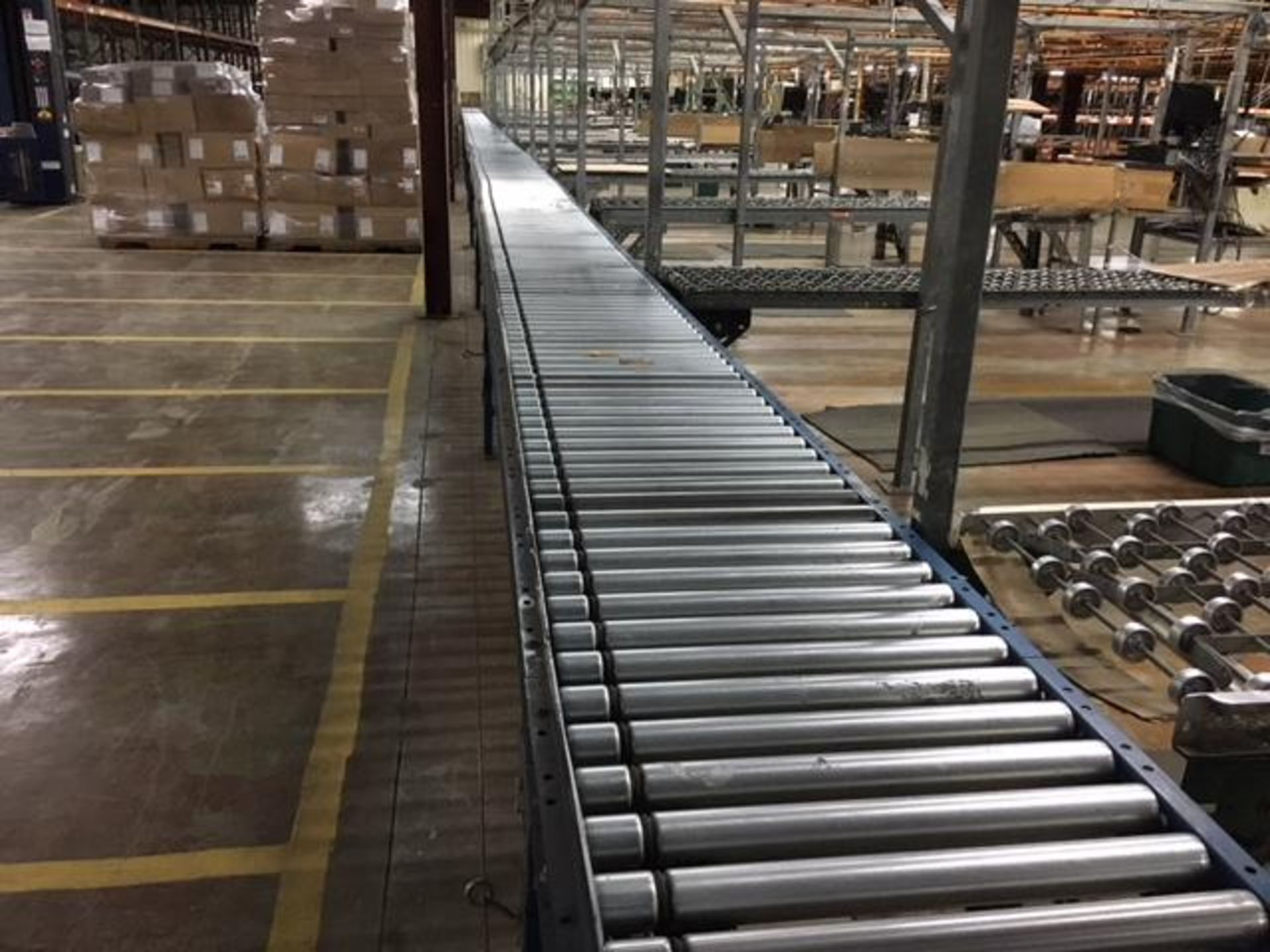 390’ (+-) TGW ERMANCO POWERED CONVEYOR SYSTEM, 22”-28” ROLLERS - Image 5 of 12