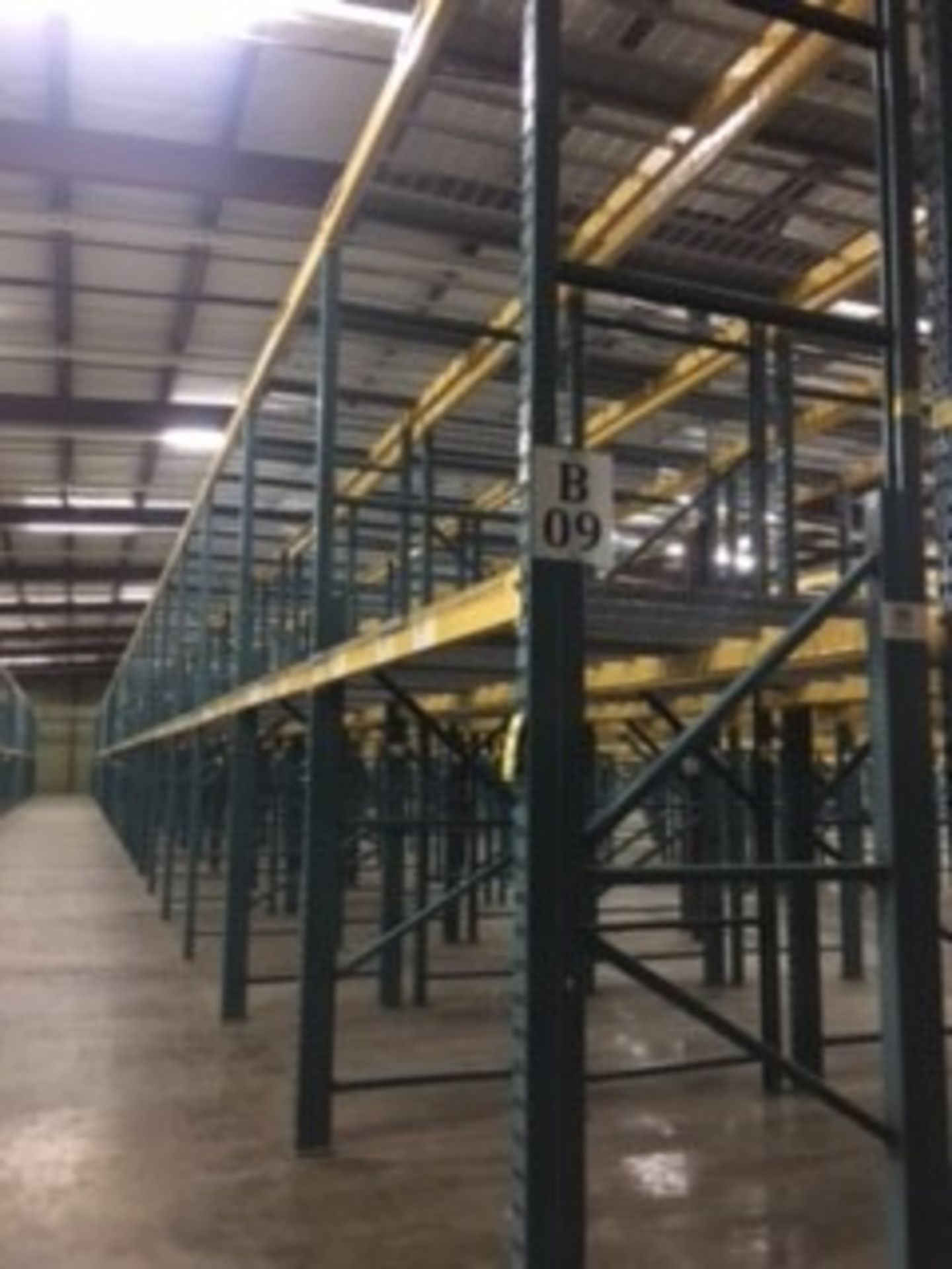 (50) SECTIONS OF UNARCO PALLET RACKING; CONSISTING OF (52) 168'' TALL X 48'' DEEP UPRIGHTS WITH 3" - Image 6 of 9