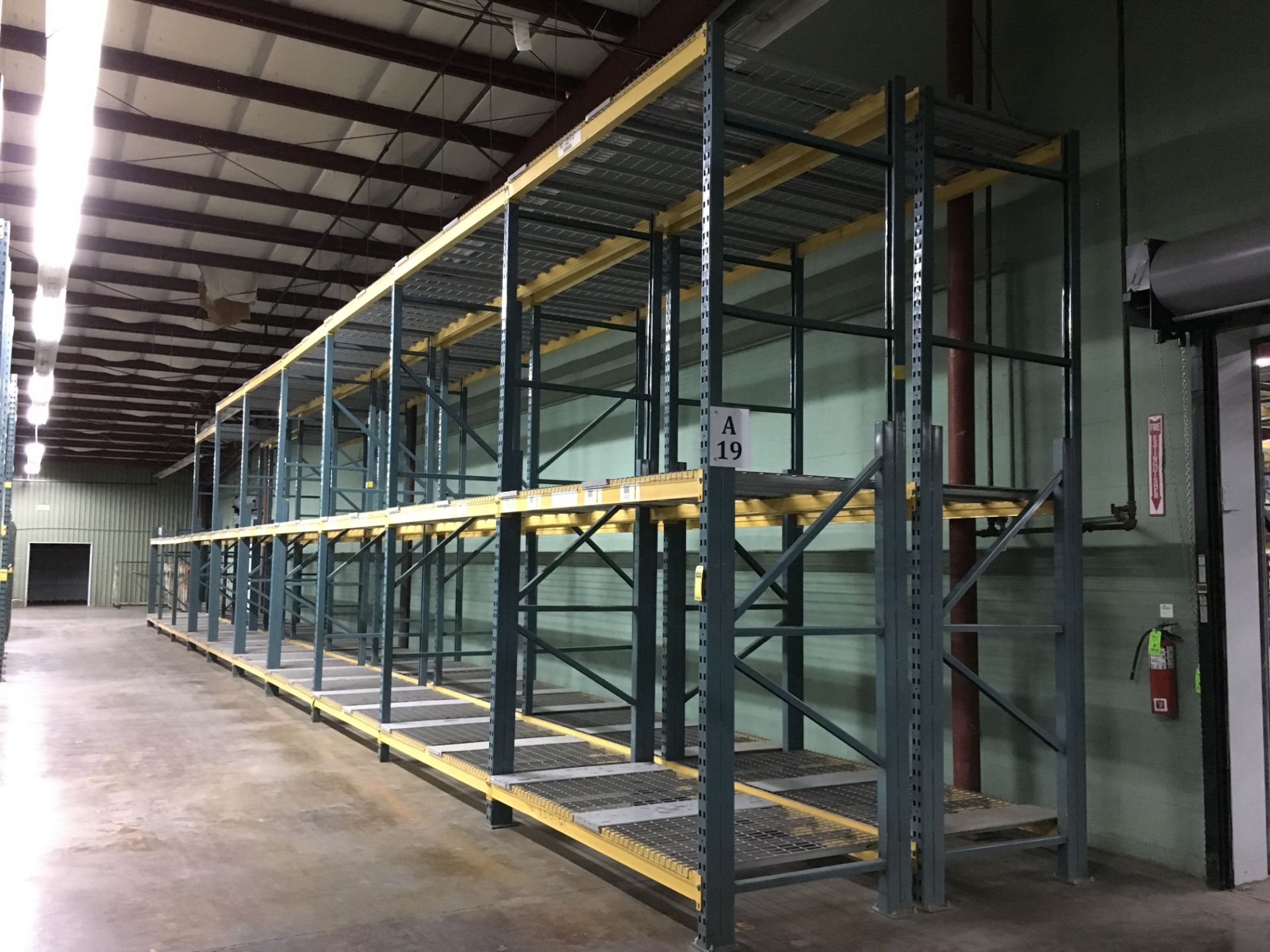 (20) SECTIONS OF UNARCO PALLET RACKING; CONSISTING OF (22) TOTAL UPRIGHTS: (16) UPRIGHTS ARE 168"