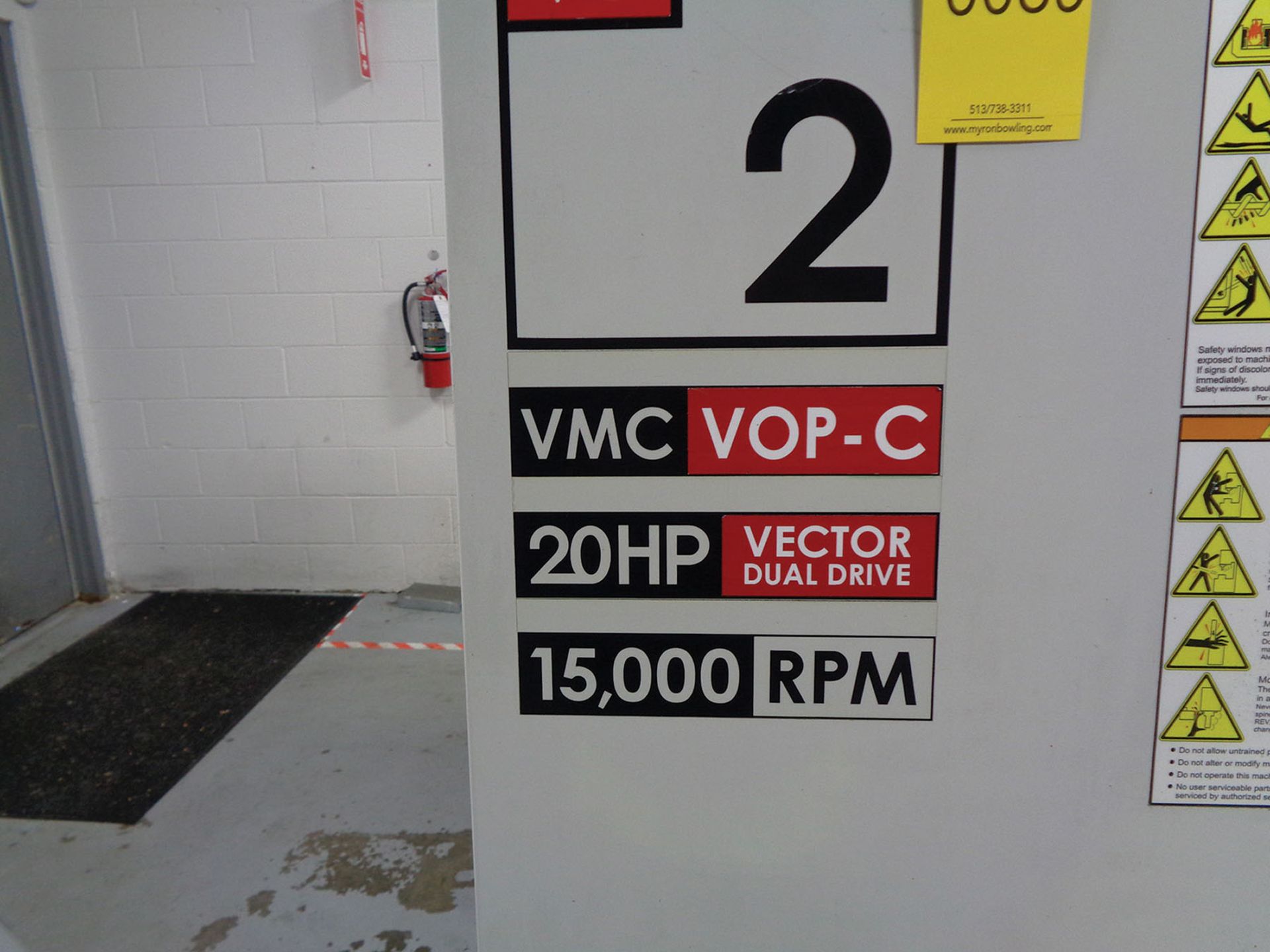 2002 HAAS VF-2D CNC VMC; S/N 28703, TRAVELS X-30'', Y-16'', Z-20'', 20-TOOL ATC, 15,000 RPM, 20 - Image 2 of 4