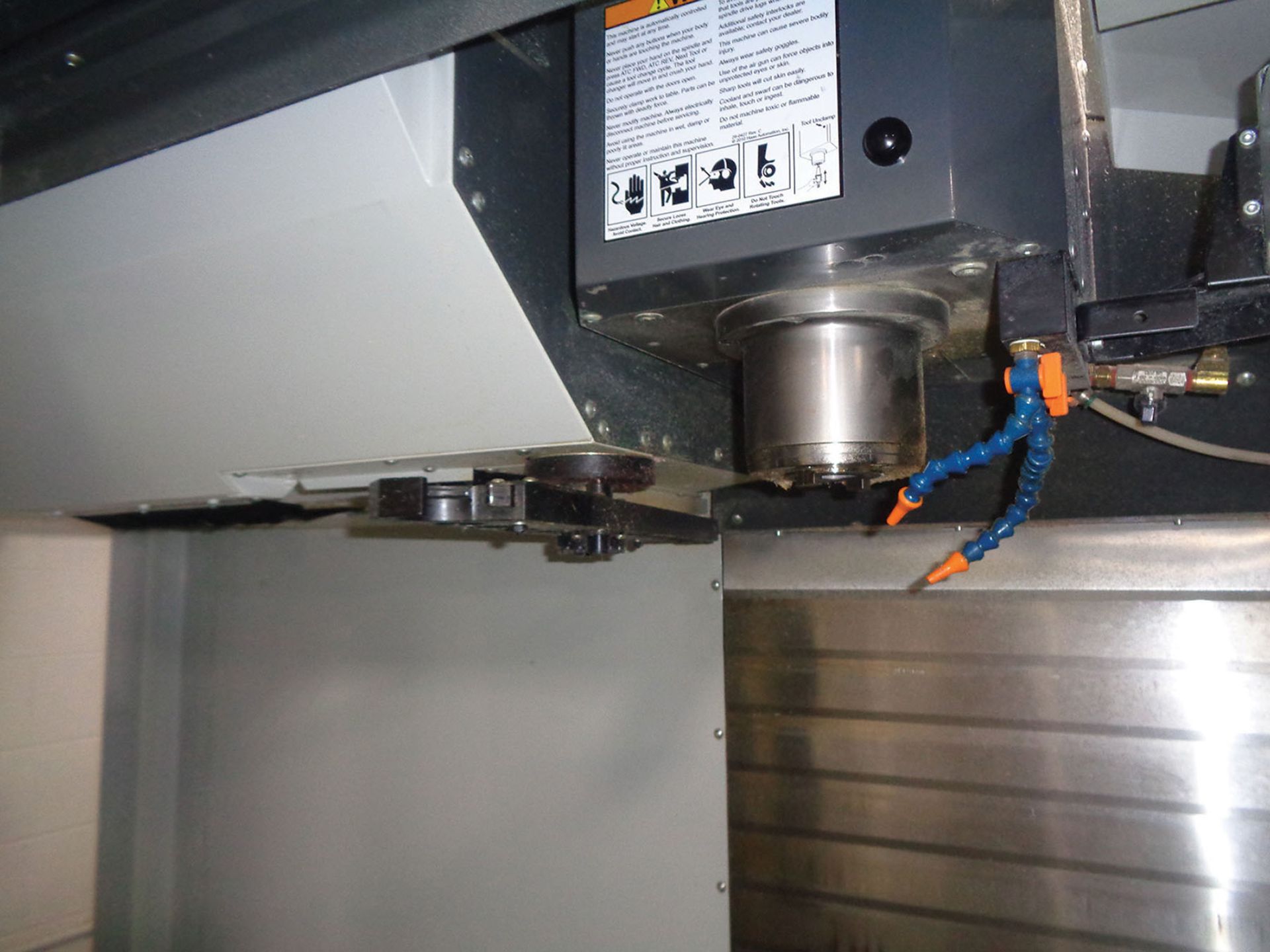 2013 HAAS VF-3 CNC VMC; S/N 1107955, TRAVELS X-40'', Y-20'', Z-25'', 24-TOOL SIDE MOUNTED ATC, 15, - Image 2 of 5