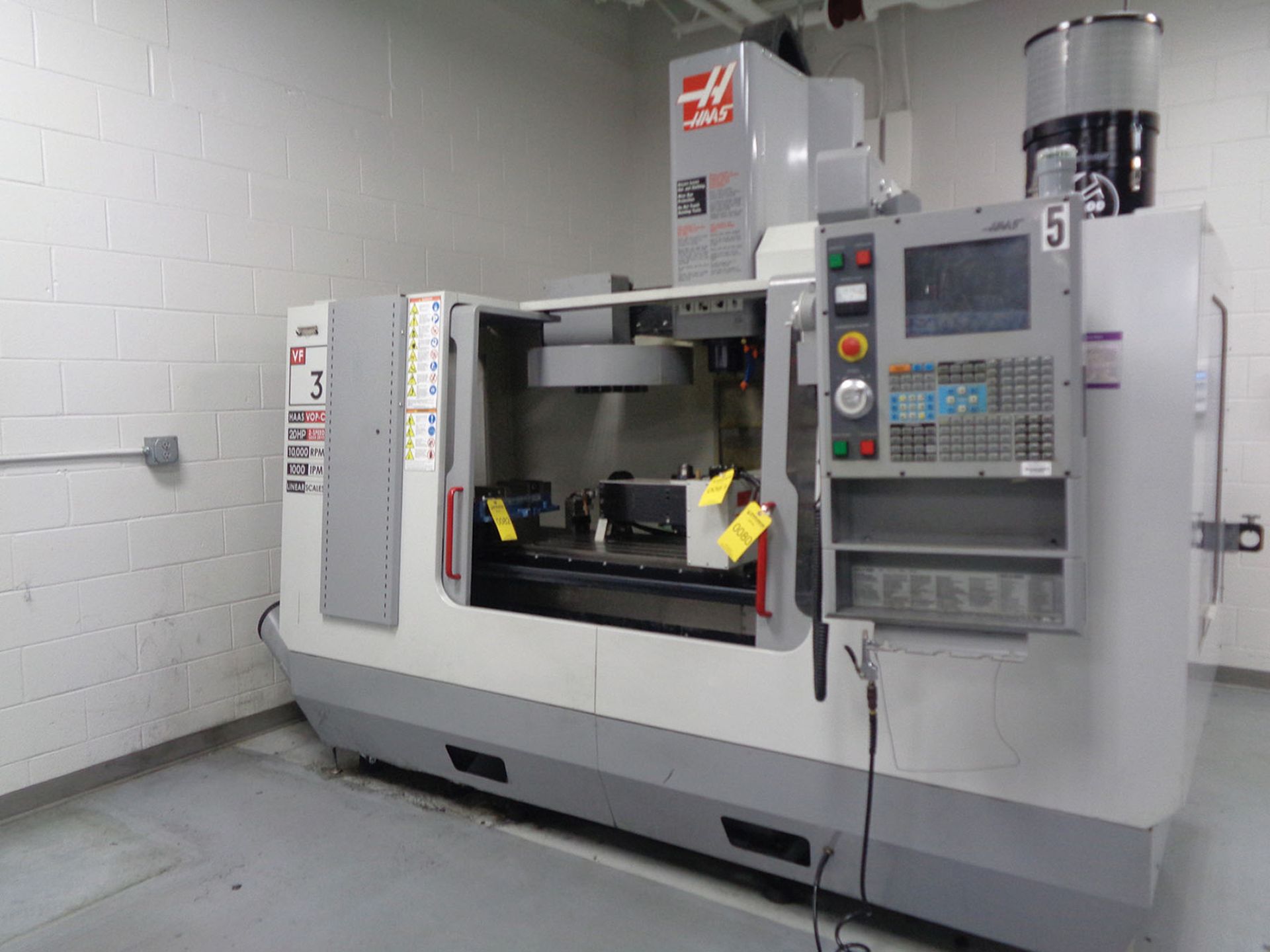 2004 HAAS VF-3B CNC VMC; S/N 38512, TRAVELS X-40'', 7-20'', Z-25'', 20-TOOL ATC, 10,000 RPM, 20