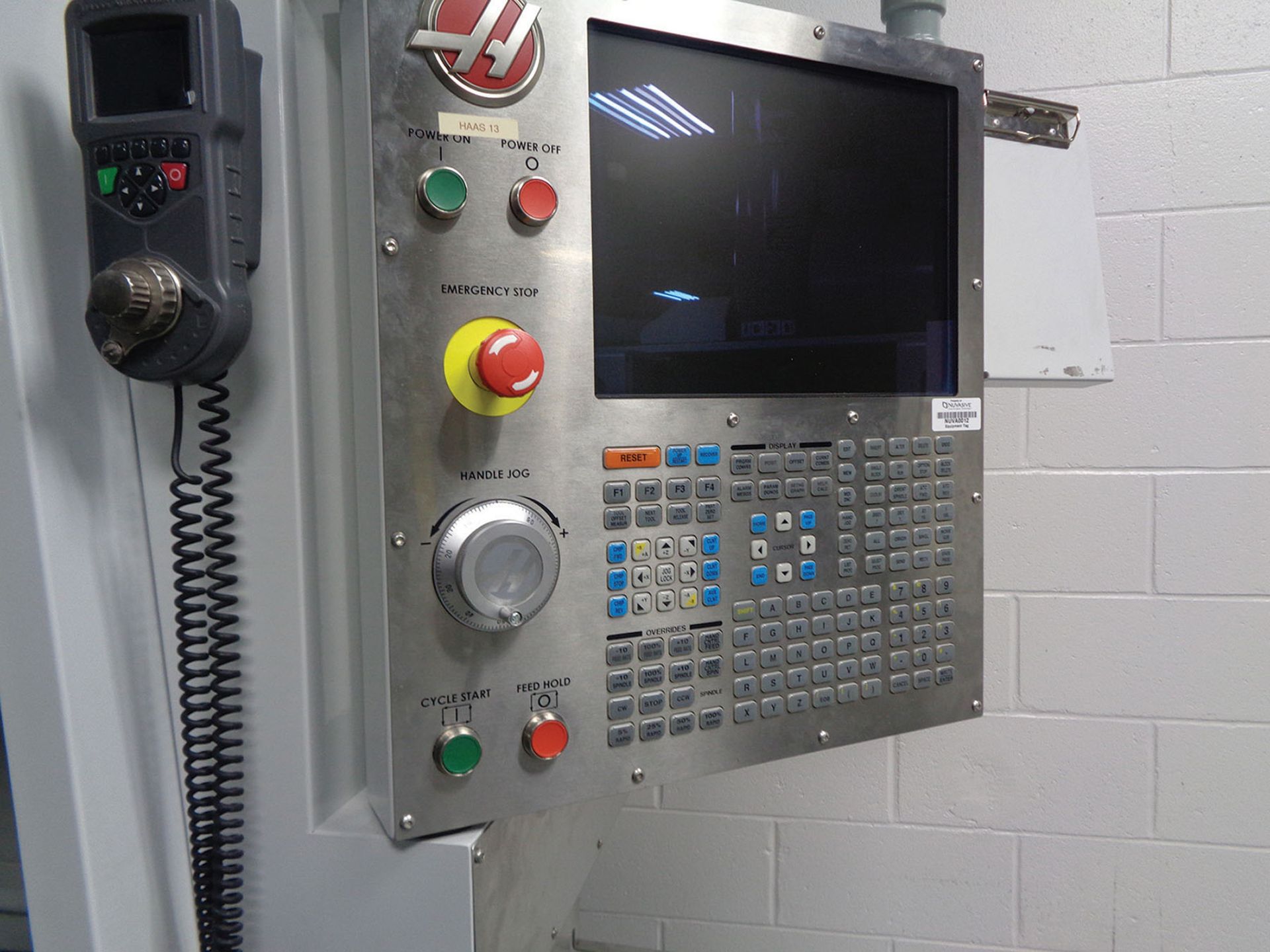 2013 HAAS VF-3 CNC VMC; S/N 1107879, TRAVELS X-40'', Y-20'', Z-25'', 24-TOOL SIDE MOUNTED ATC, 15, - Image 6 of 6