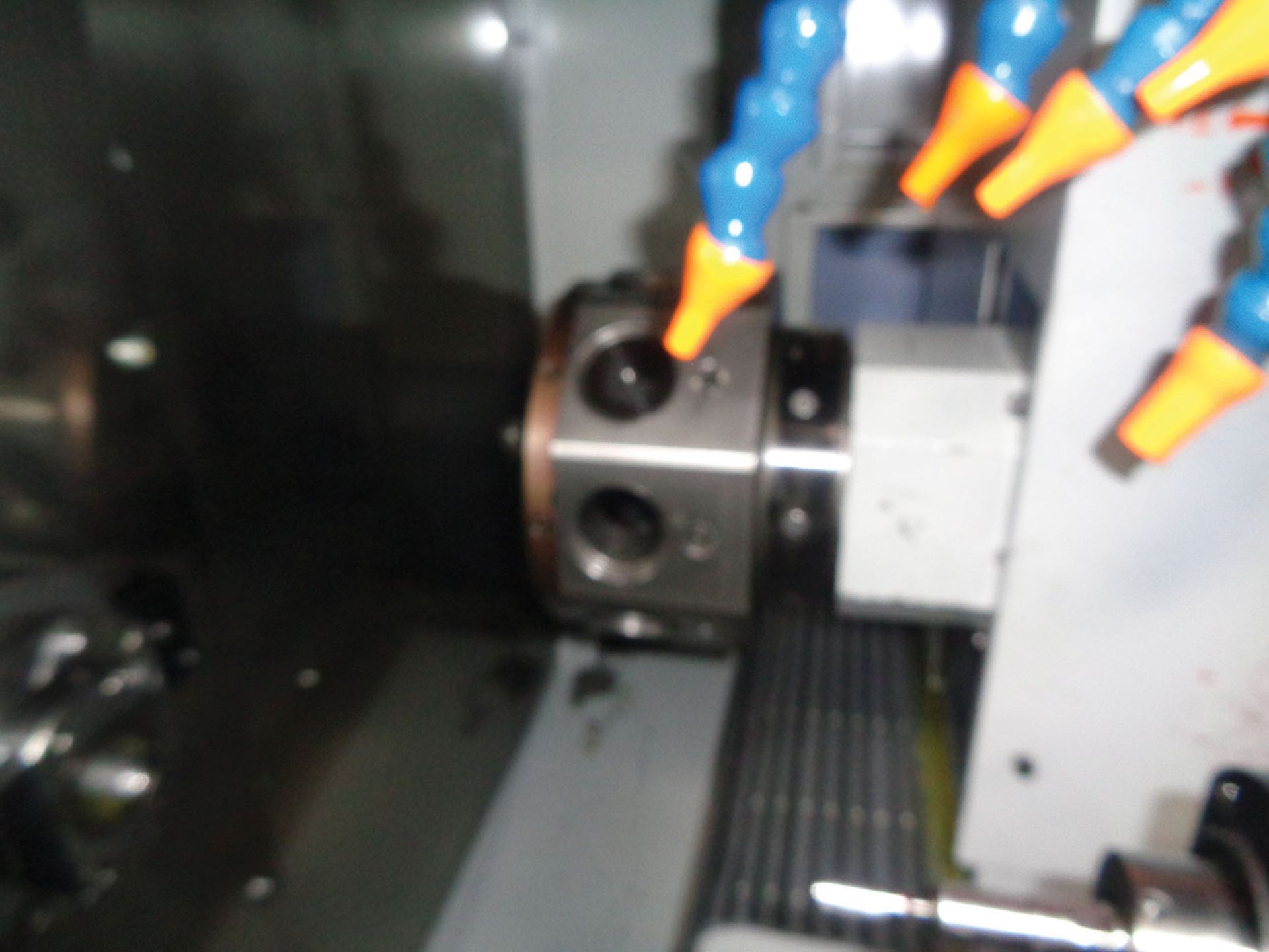 STAR SV-12 9-AXIS SWISS TYPE AUTOMATIC CNC LATHE; TYPE 450, S/N 0122, FANUC 161TB CONTROL, SUB- - Image 4 of 5