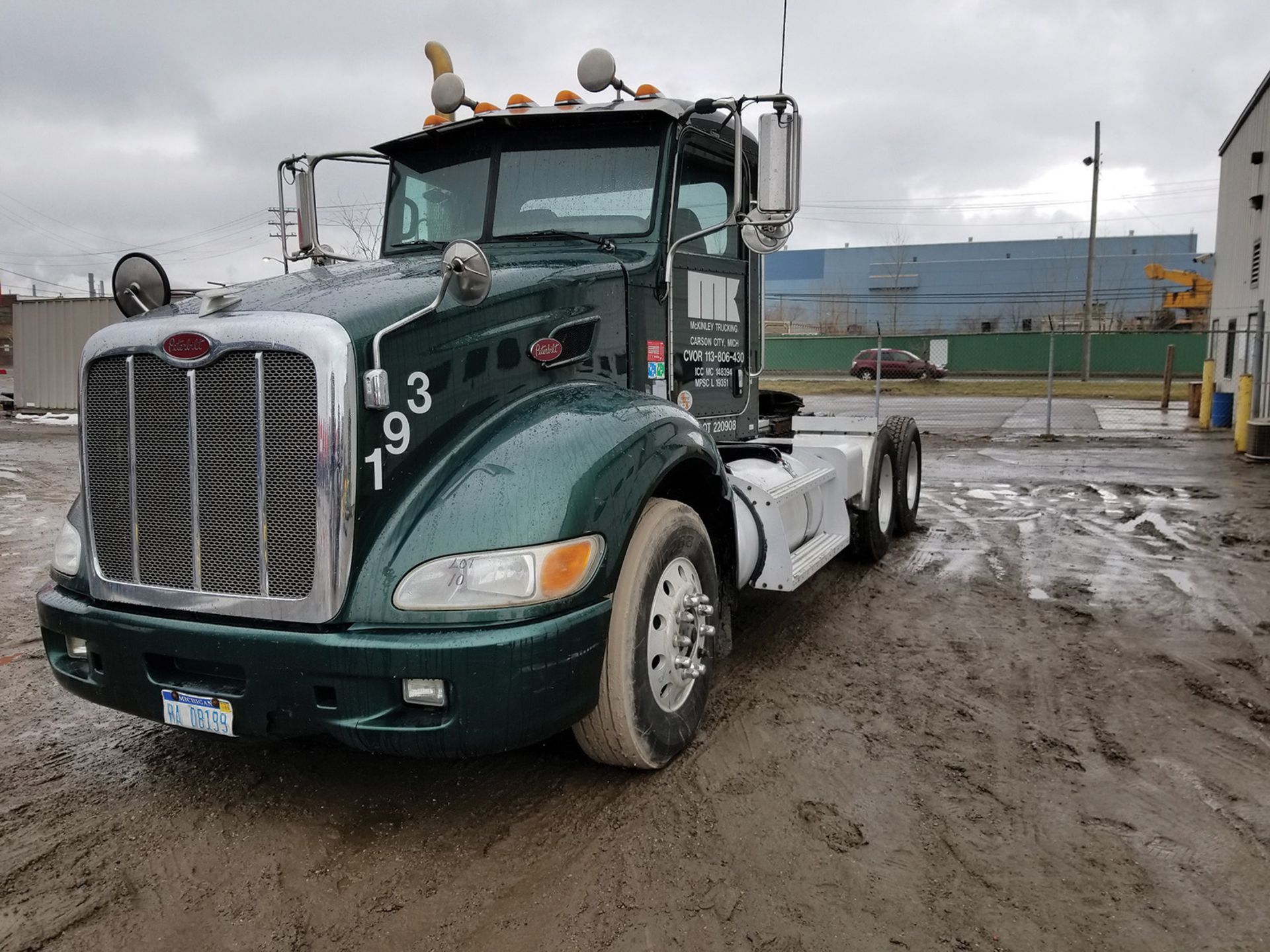 2012 PETERBILT 386 T/A TRUCK TRACTOR, DAY CAB, VIN 1XPHD49X2CD169169, 445,665 MILES, EATON 13-