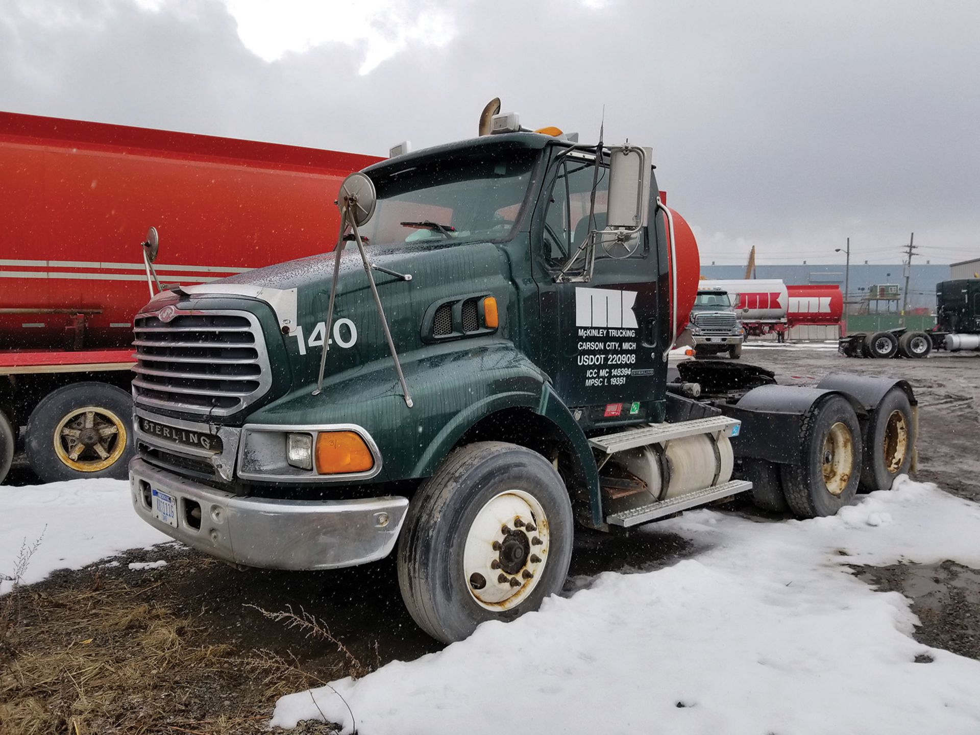 2003 STERLING LT9513 T/A TRUCK TRACTOR, DAY CAB, VIN 2FWJAZBG53AL03896, EATON TRANSMISSION, ISX