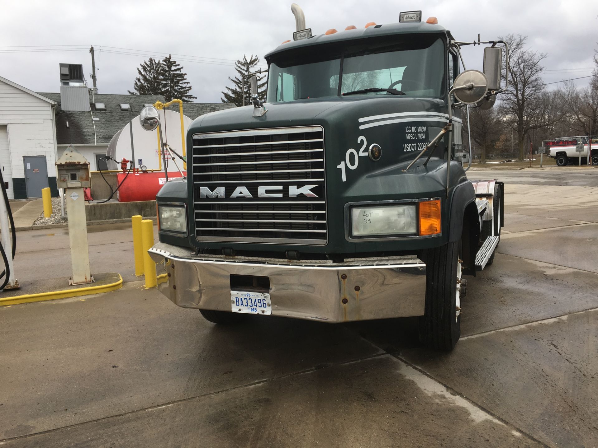 1993 MACK CL713 T/A TRUCK TRACTOR, DAY CAB, VIN 1M2AD38Y2PW001027, 107,246 MILES, MACK 13-SPEED - Image 3 of 5