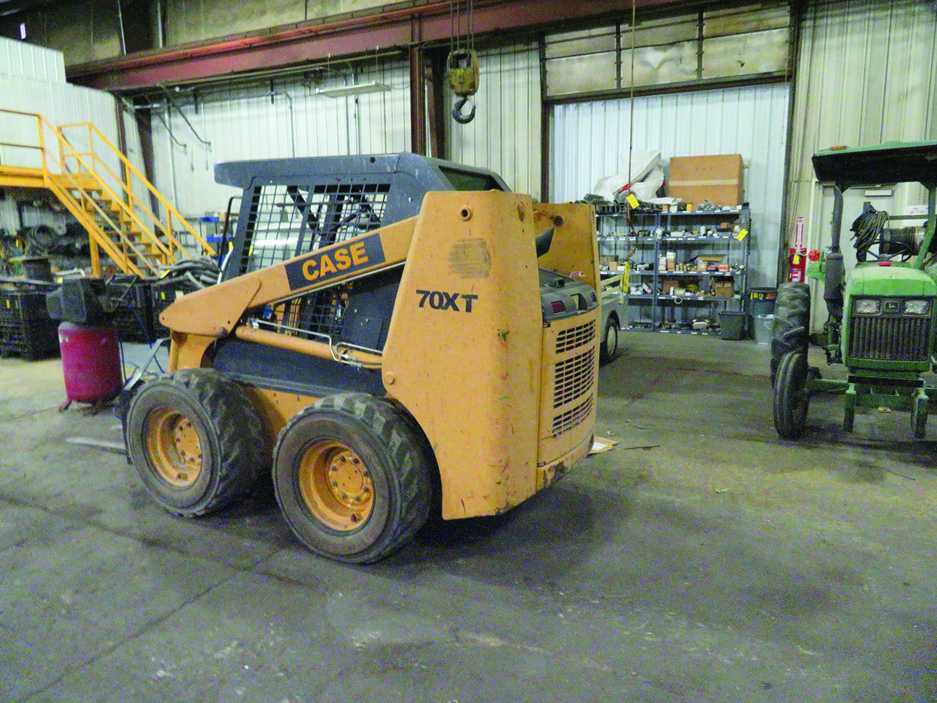 CASE MODEL 70XT SKID STEER LOADER, 70 HP TURBO DIESEL ENGINE, AUXILIARY HYDRAULICS, FORK ATTACHMENT, - Image 2 of 2