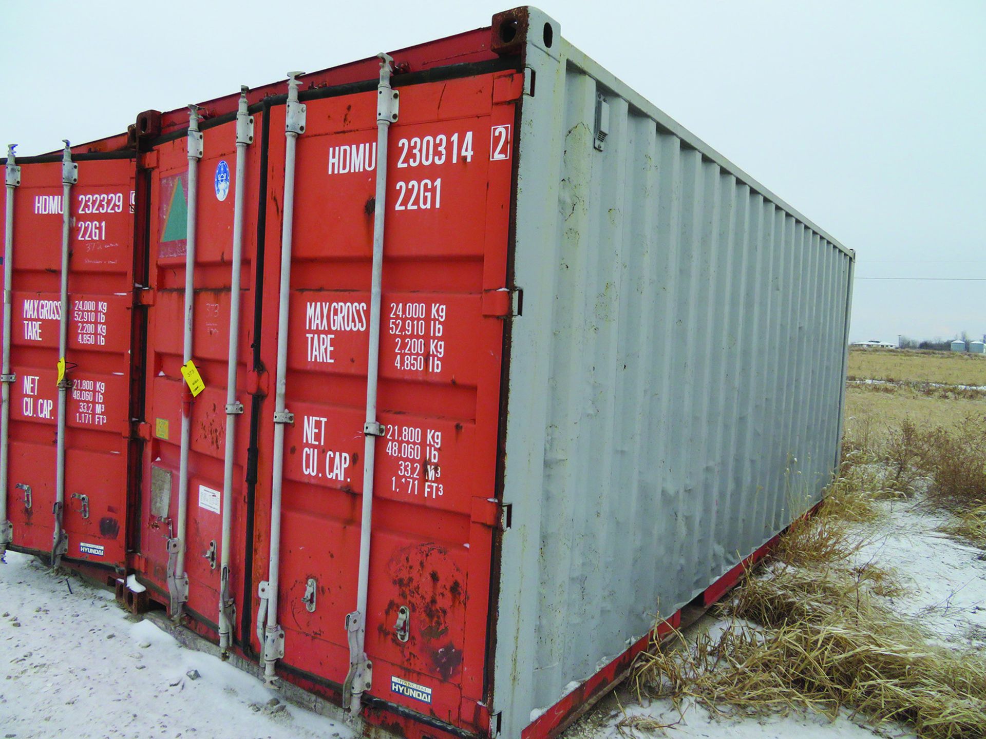 20 FT. STORAGE CONTAINER (EMPTY)