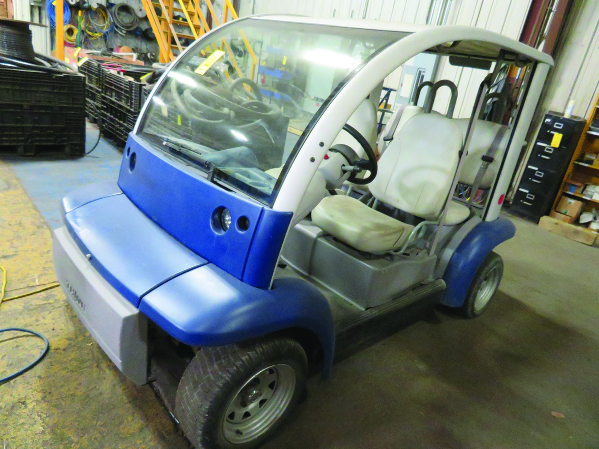2002 FORD STREET LEGAL 4-SEATER GOLF CART, VIN 1FABP225820104172, POWERED BY A 72 VOLT AIR-COOLED - Image 2 of 2