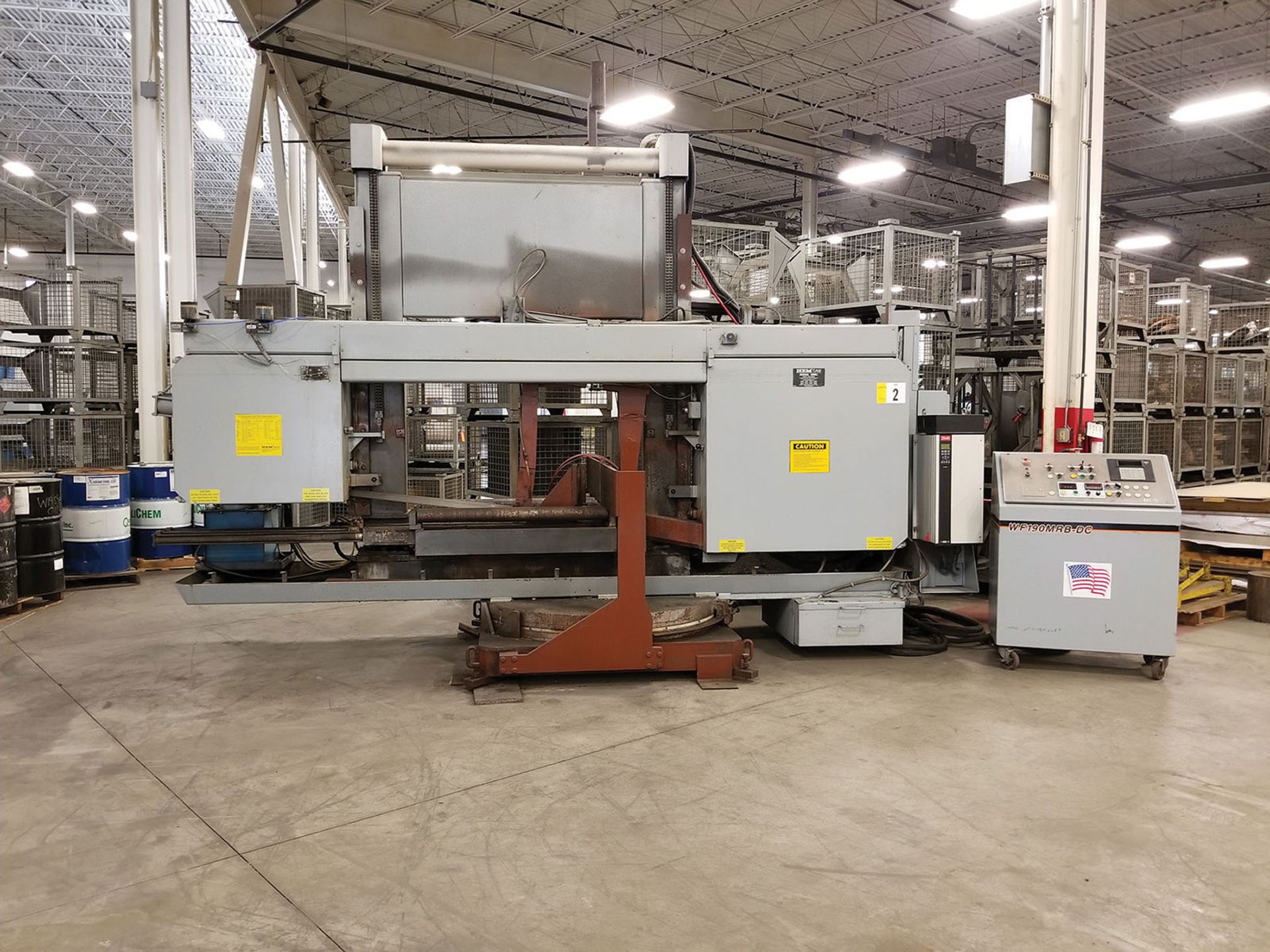 2005 HEM SAW HORIZONTAL BAND SAW, MODEL WF190MRB-DC, S/N 992705N, DRO CONTROL STATION, ROTARY TABLE - Image 15 of 17