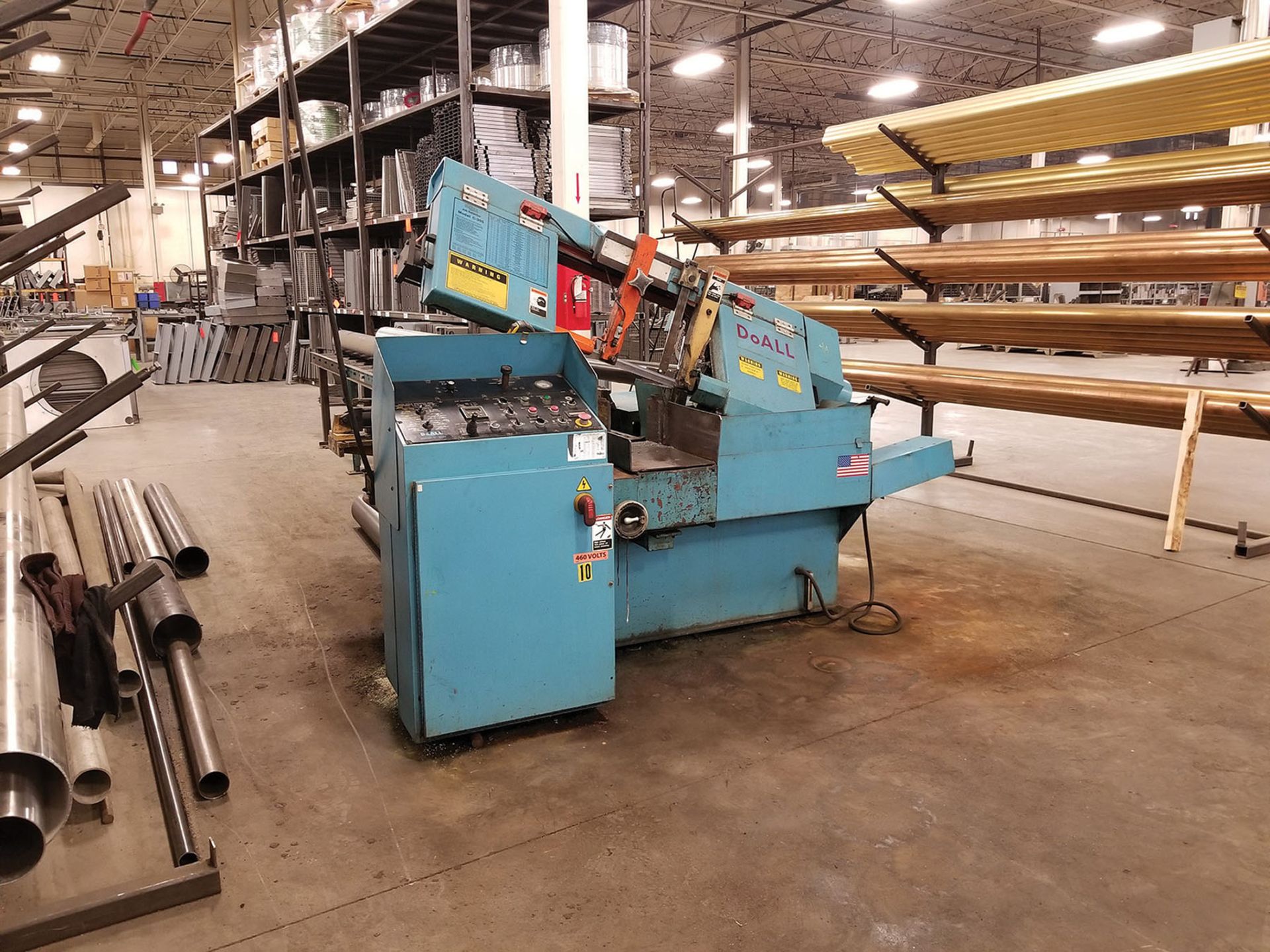 DOALL C-305 A AUTOMATIC HORIZONTAL BAND SAW, S/N 534-00314, 12' BAND LENGTH, LIMIT SWITCH & - Image 11 of 13