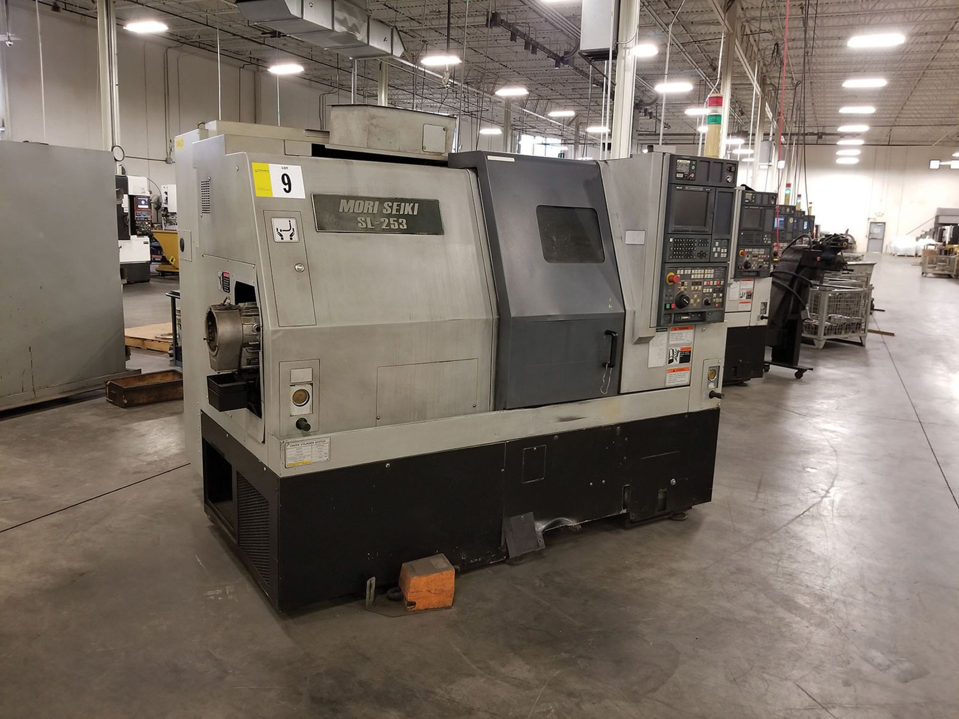 1996 MORI-SEIKI SL-253BMC CNC LATHE, S/N SL250BG2641, 10-HEAD HORIZONTAL TURRET CHUCK, 10-TURRET - Image 5 of 12