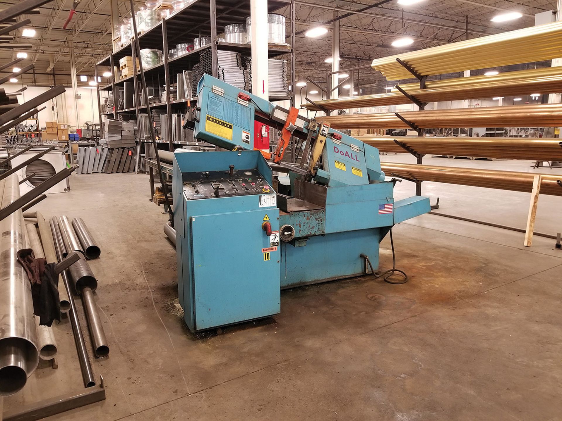 DOALL C-305 A AUTOMATIC HORIZONTAL BAND SAW, S/N 534-00314, 12' BAND LENGTH, LIMIT SWITCH & - Image 12 of 13